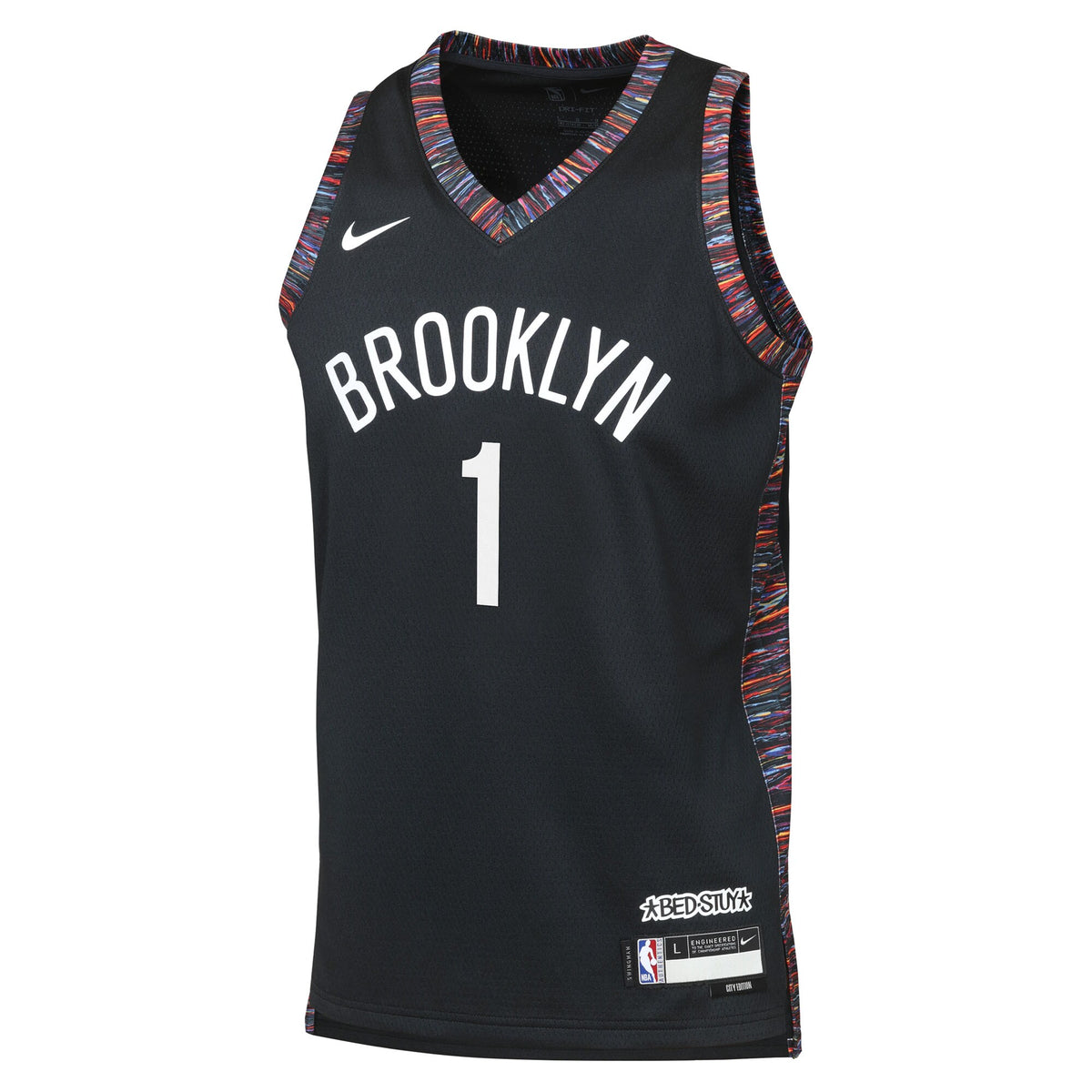 Ziaire Williams Brooklyn Nets 2025/26 City Edition Swingman Jersey - Black - Youth