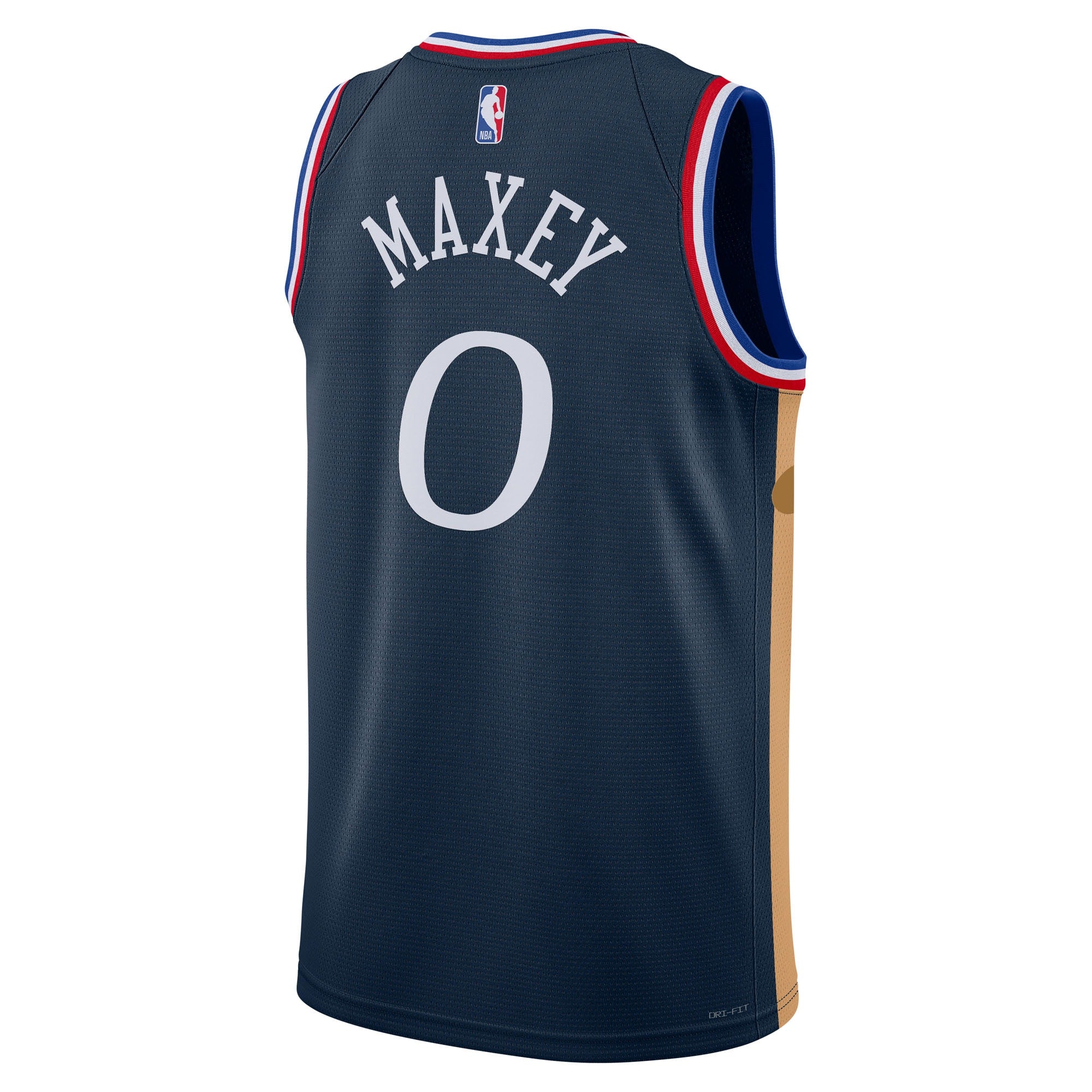 Tyrese Maxey Philadelphia 76ers 2025/26 City Edition Swingman Jersey - Navy - Unisex