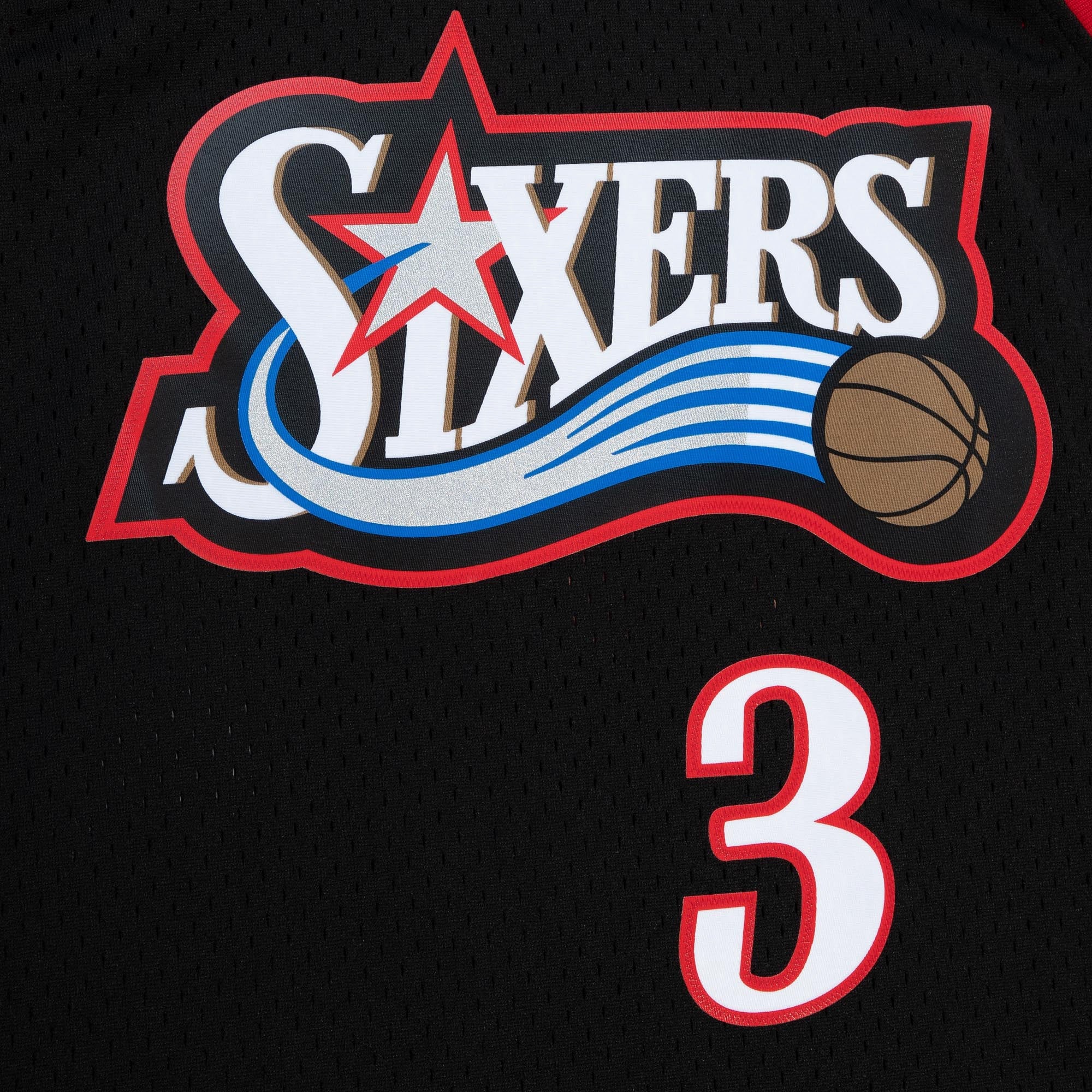 Allen Iverson Philadelphia 76ers 2006 Spain Authentic Alternate Jersey - Black