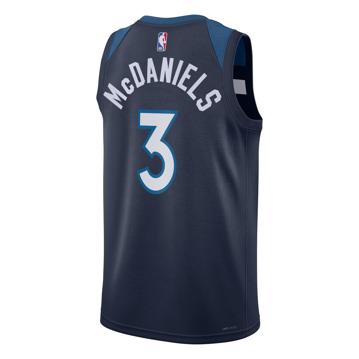 Jaden McDaniels Minnesota Timberwolves Icon Edition Swingman Jersey - Navy - Unisex