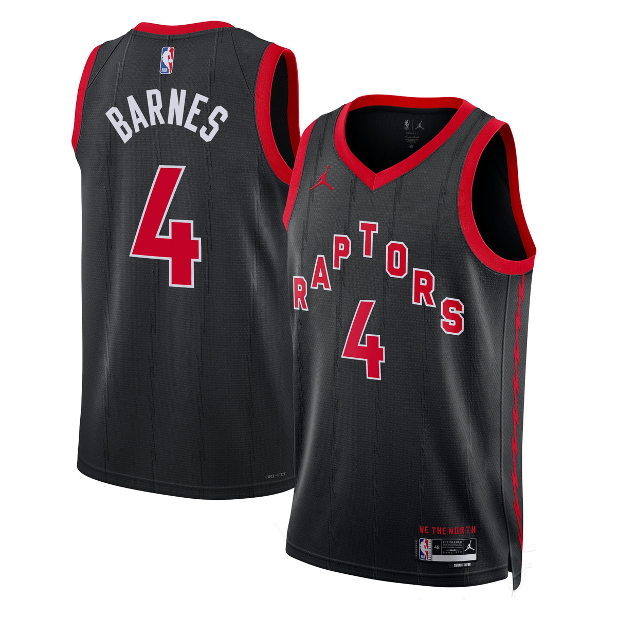 Scottie Barnes Toronto Raptors Statement Edition Swingman Jersey - Black - Unisex