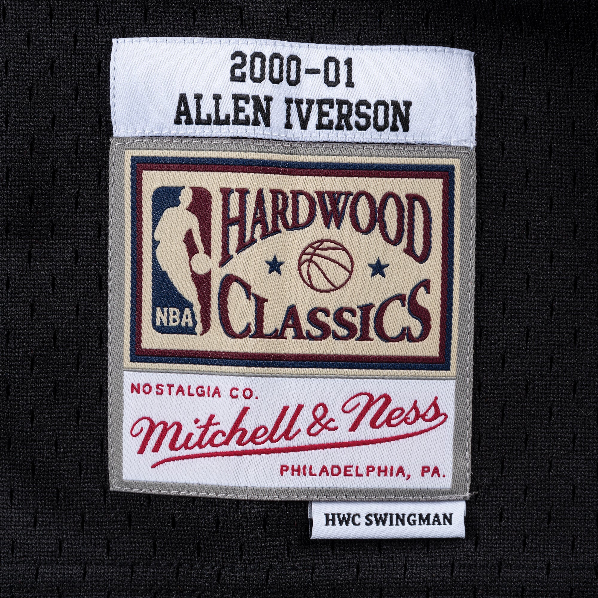 Allen Iverson Philadelphia 76ers 2000-01 Swingman Road Jersey