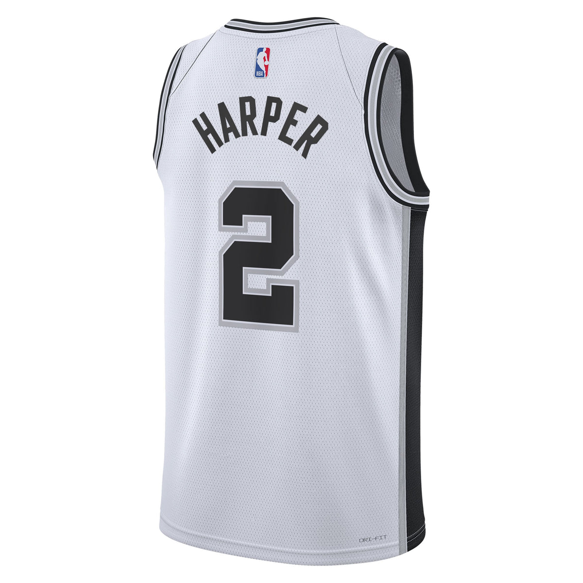 Dylan Harper San Antonio Spurs 2025 Association Edition Swingman Jersey - White - Unisex