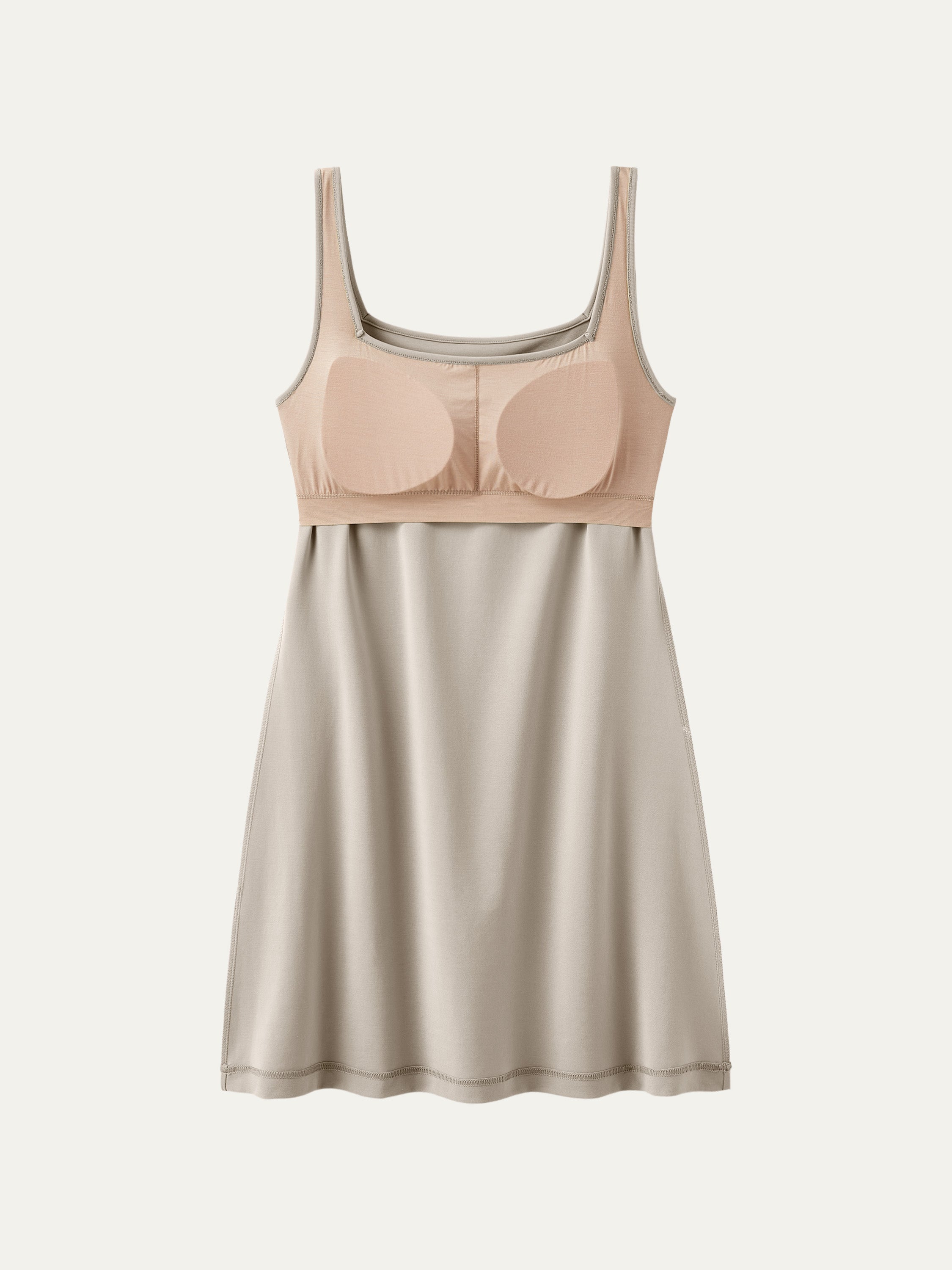 Everyday Square Neck New Airy Brami Dress