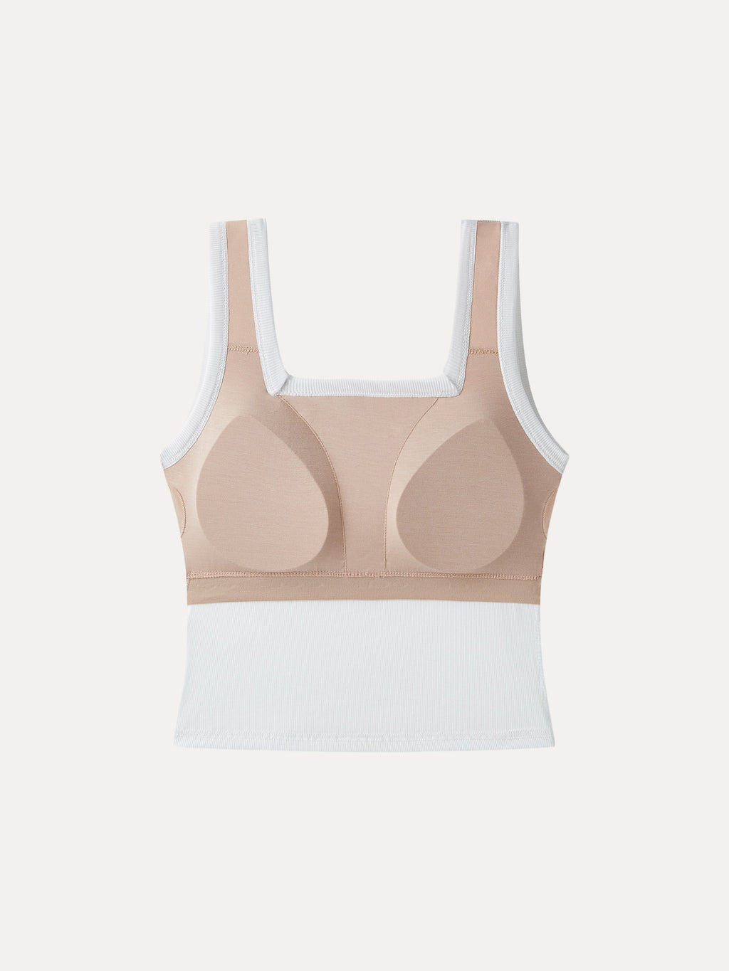Slinky Square Open-Back Brami Tank Top
