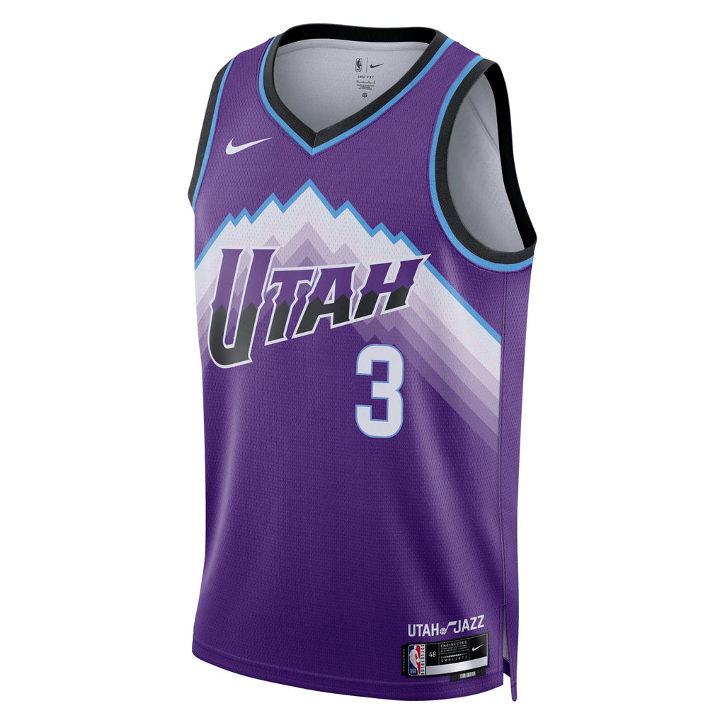 Keyonte George Utah Jazz Icon Edition Replica Swingman Jersey - Purple - Youth