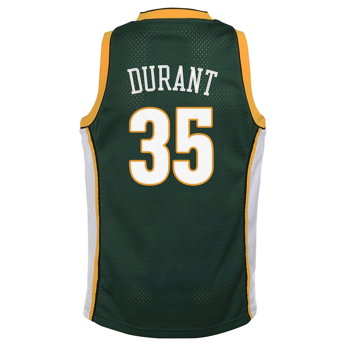 Kevin Durant Seattle Supersonics 2007-08 Hardwood Classics Swingman Road Jersey - White/Green - Youth