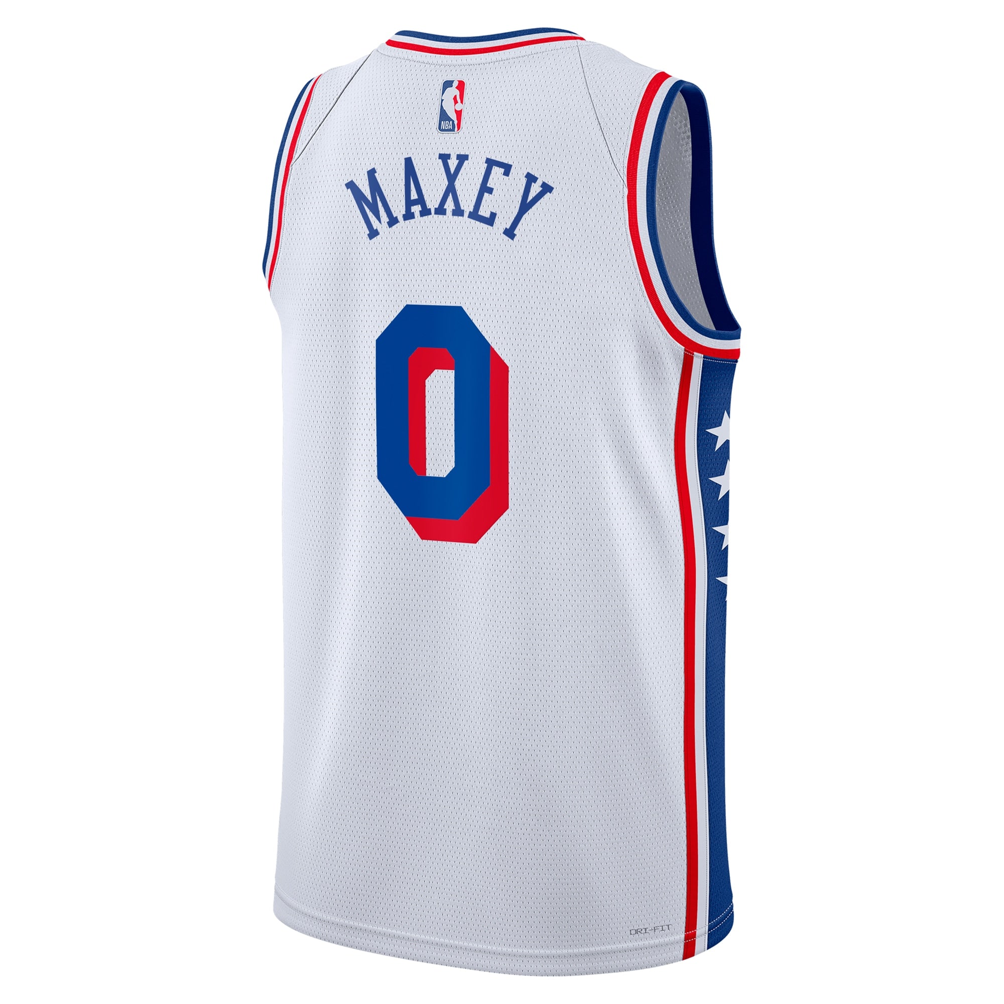 Tyrese Maxey Philadelphia 76ers Association Edition Swingman Jersey - White - Unisex