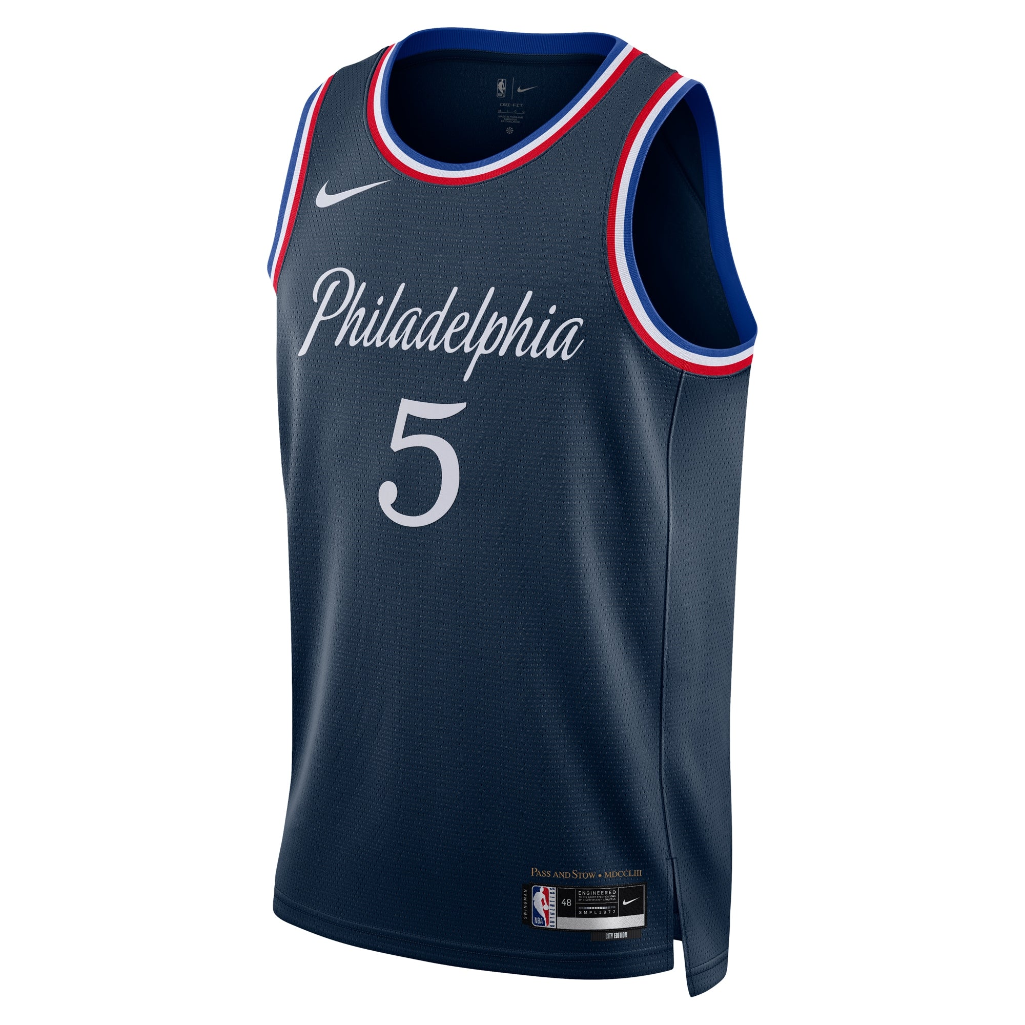 Quentin Grimes Philadelphia 76ers 2025/26 City Edition Swingman Jersey - Navy - Unisex