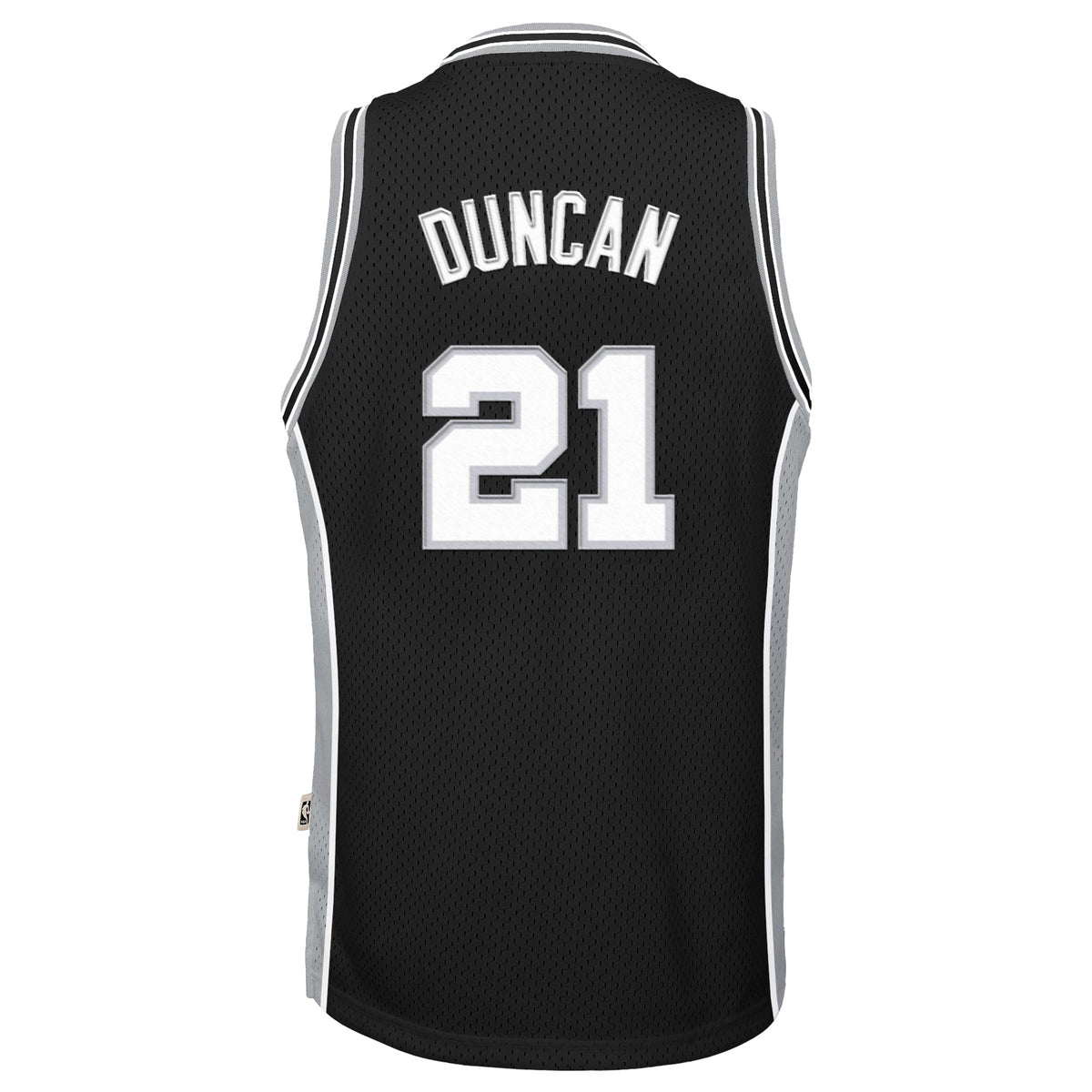 Tim Duncan San Antonio Spurs 1998-99 Hardwood Classics Swingman Road Jersey - Black - Youth