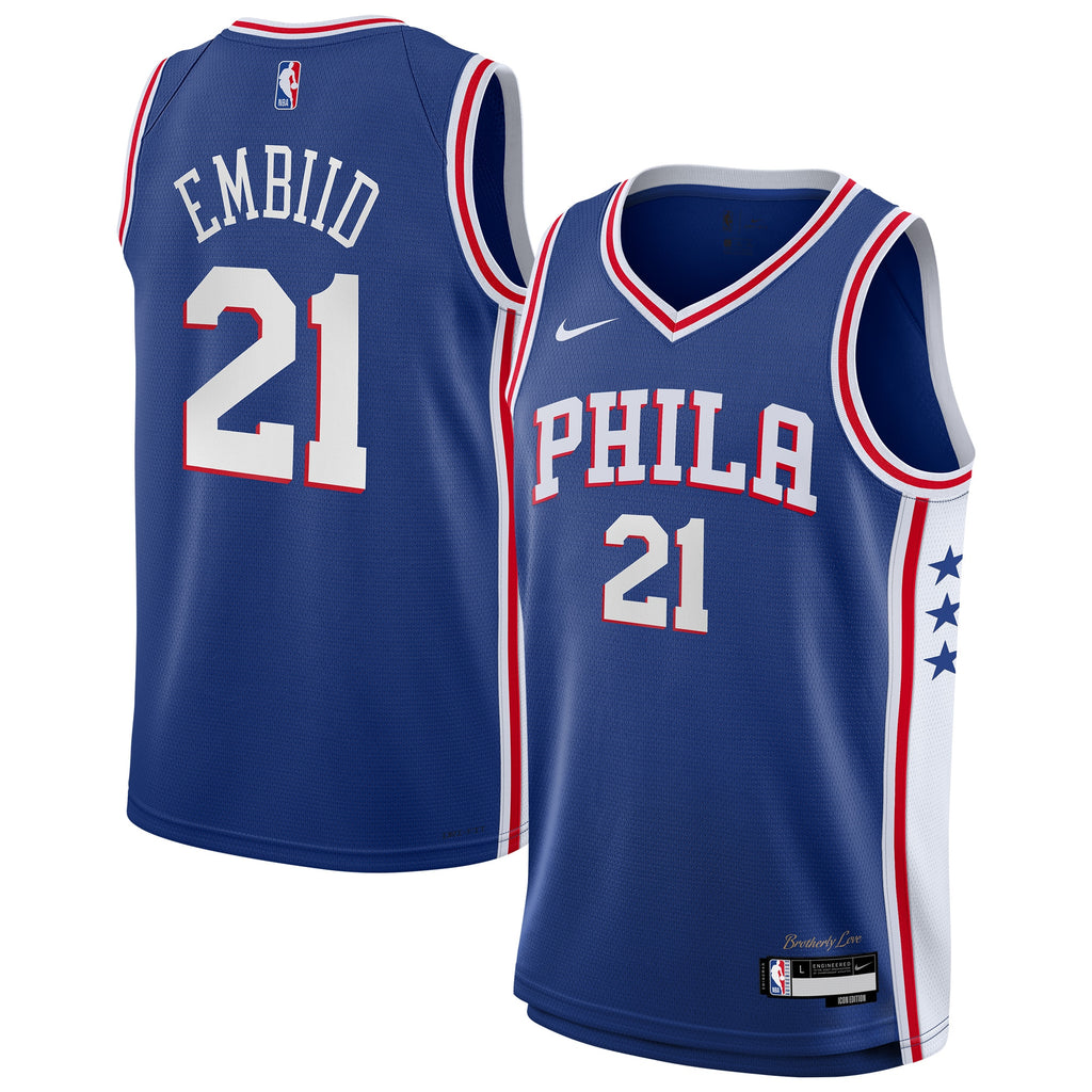 Joel Embiid Philadelphia 76ers Swingman Icon Jersey - Youth