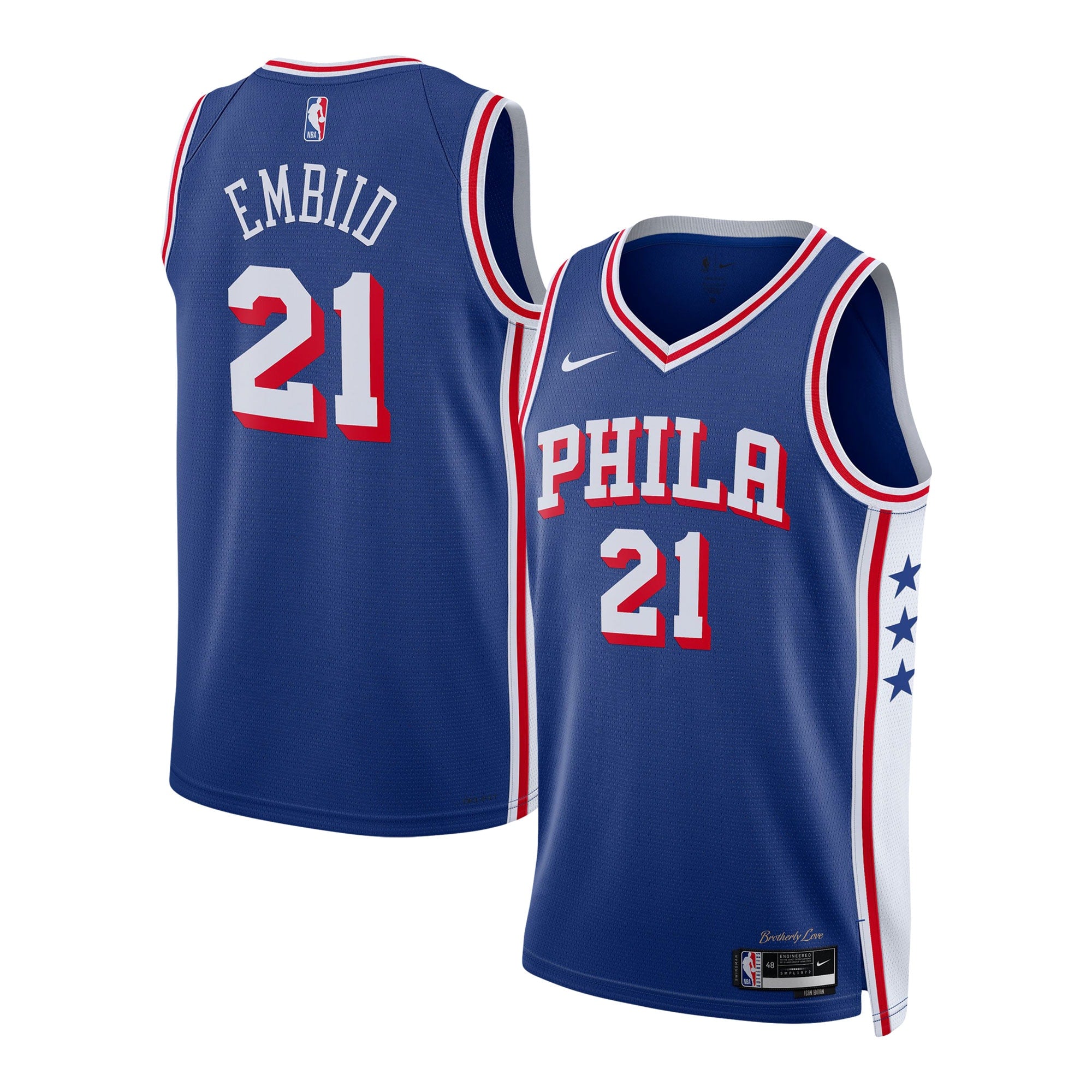 Joel Embiid Philadelphia 76ers Icon Edition Swingman Jersey - Unisex