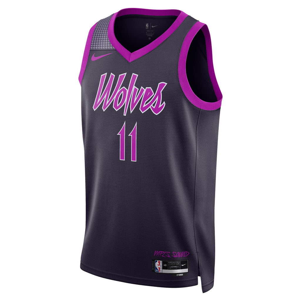 Naz Reid Minnesota Timberwolves 2025/26 City Edition Swingman Jersey - Black - Unisex