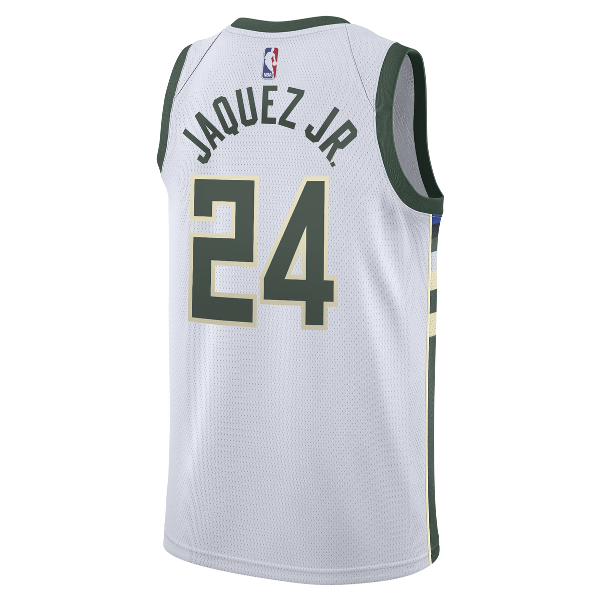 Jaime Jaquez Jr. Milwaukee Bucks Association Edition Swingman Jersey - White - Youth