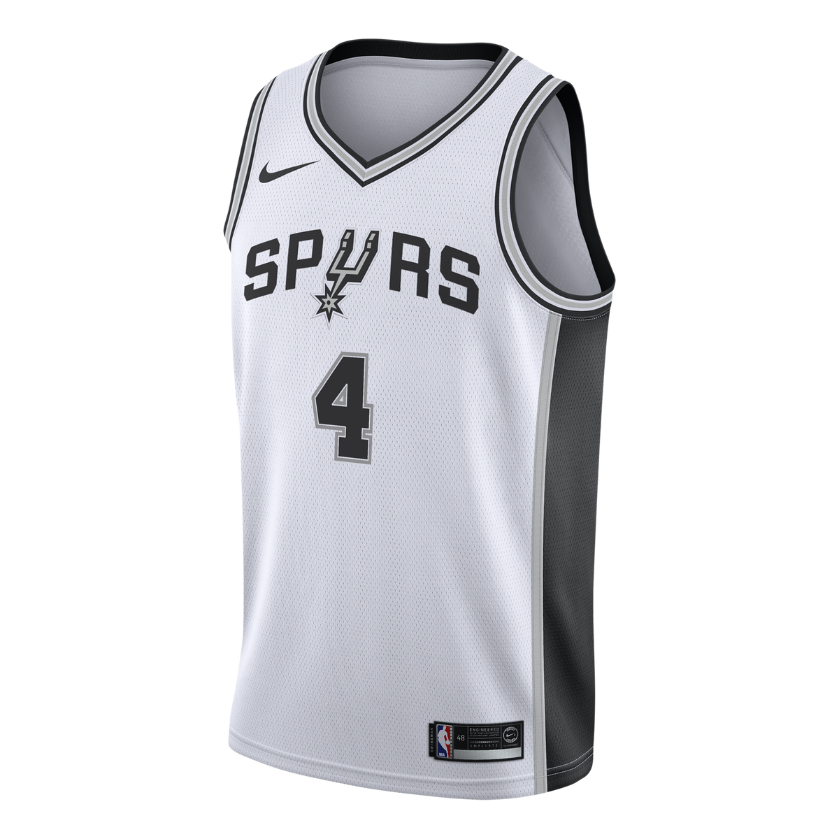De'Aaron Fox San Antonio Spurs Association Edition Swingman Jersey - White - Youth