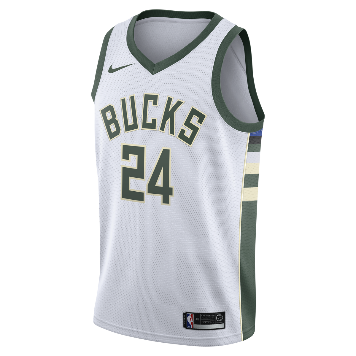 Jaime Jaquez Jr. Milwaukee Bucks Association Edition Swingman Jersey - White - Youth