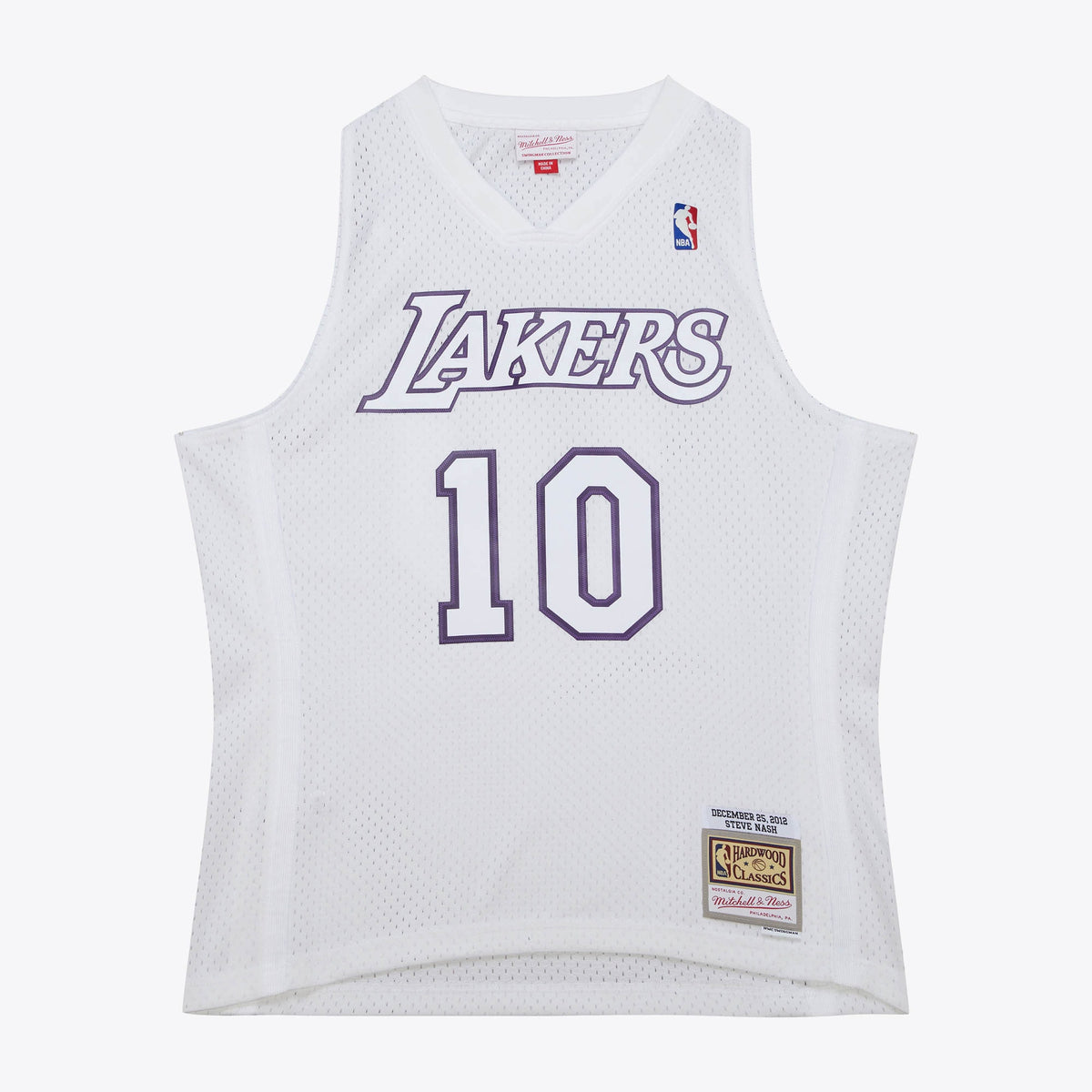 Steve Nash Los Angeles Lakers 2012 Day Authentic Jersey - White