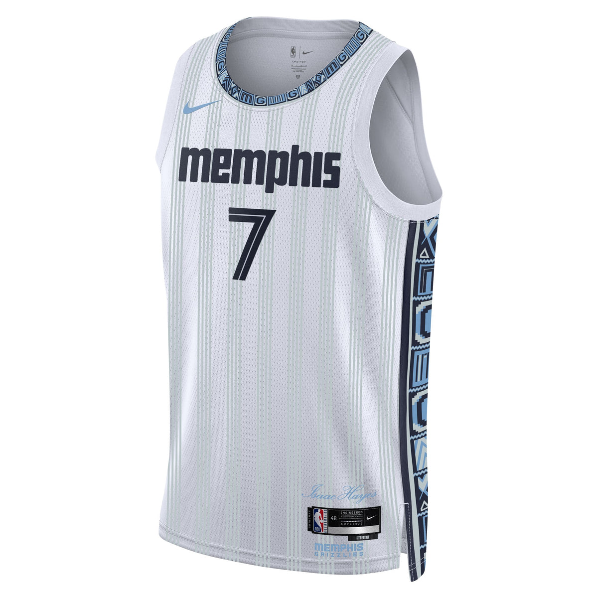 Santi Aldama Memphis Grizzlies 2025/26 City Edition Swingman Jersey - Gray - Unisex