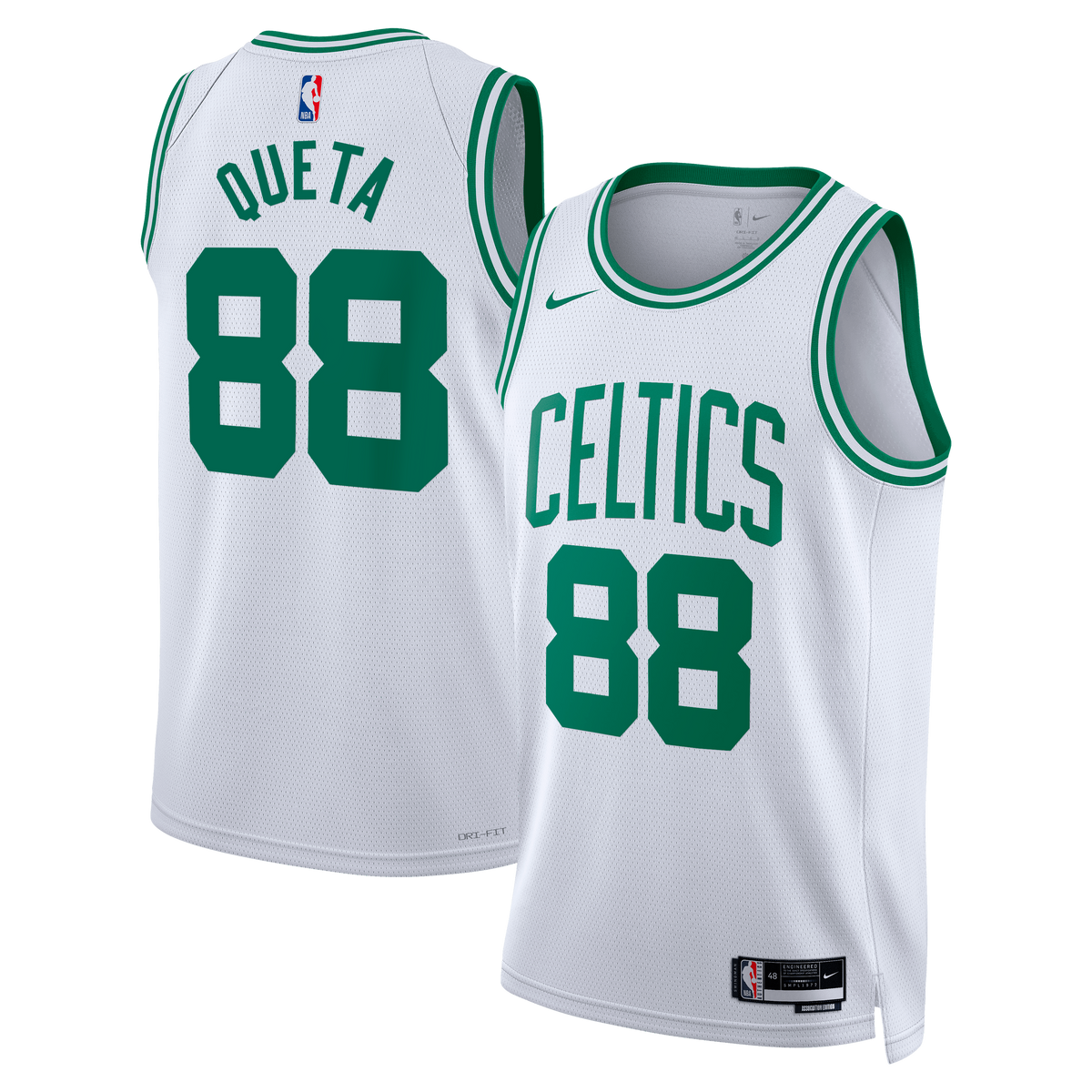 Neemias Queta Boston Celtics Association Edition Swingman Jersey - White - Unisex