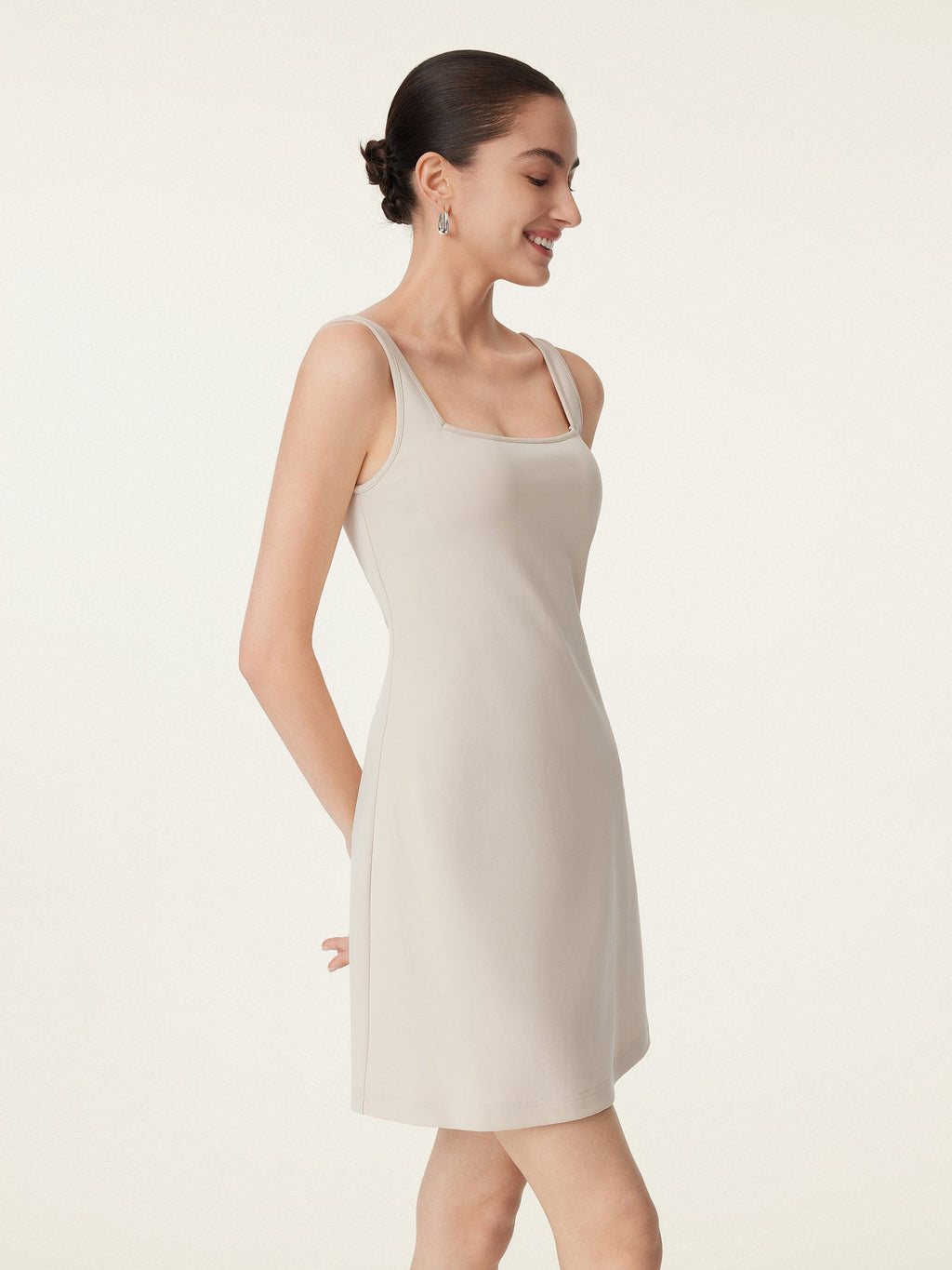 Everyday Square Neck New Airy Brami Dress
