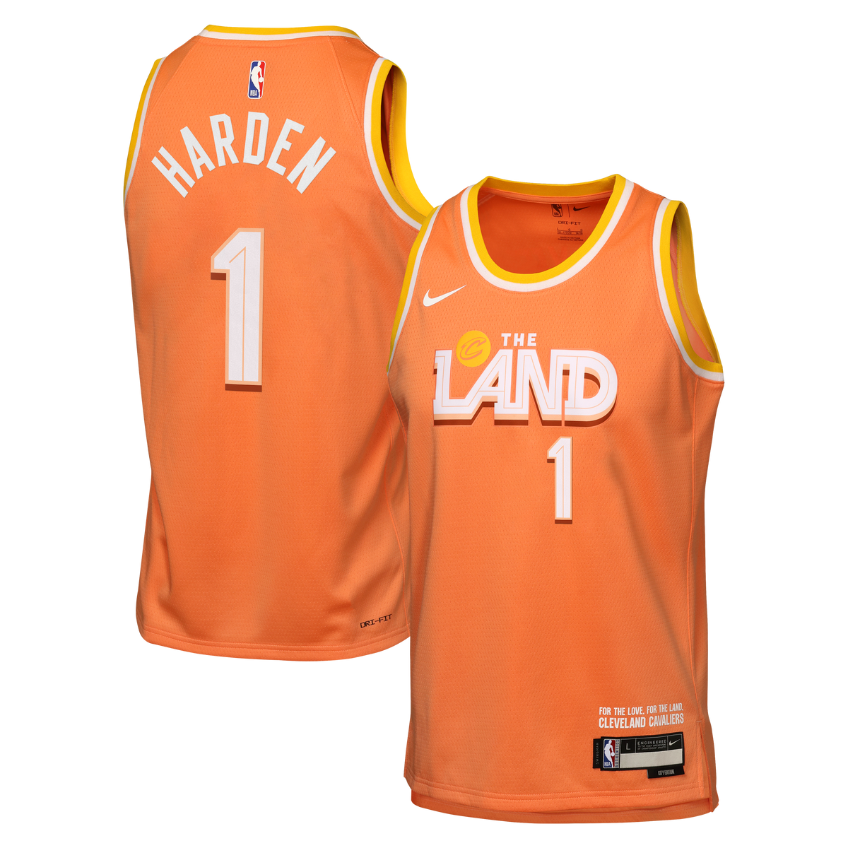 James Harden Cleveland Cavaliers 2025/26 City Edition Swingman Jersey - Orange - Youth