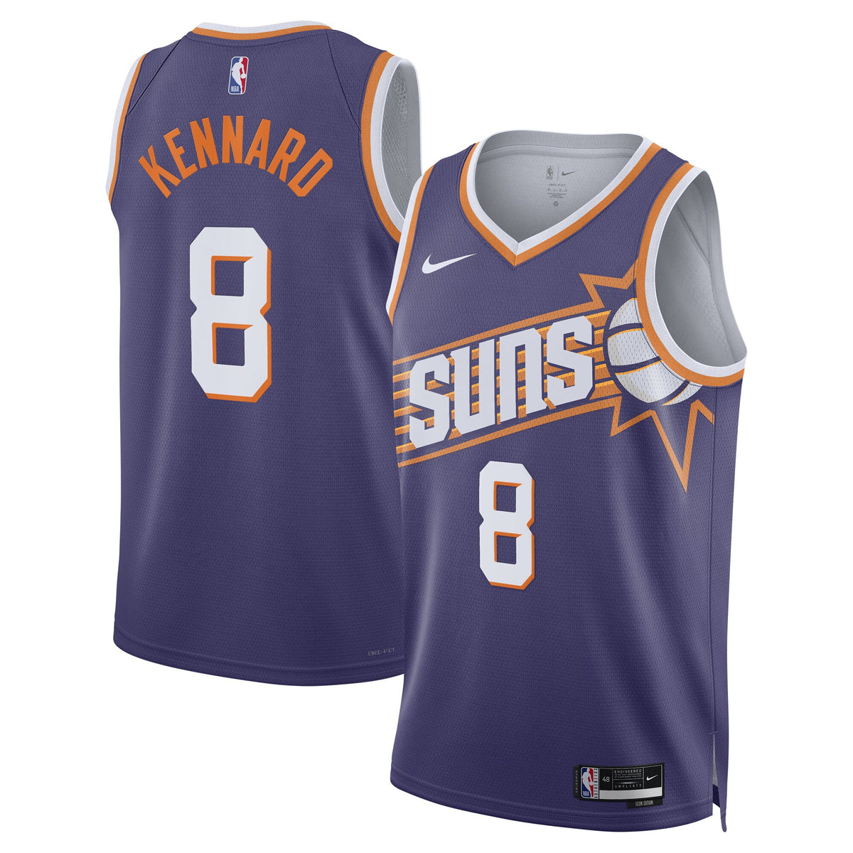 Luke Kennard Phoenix Suns Icon Edition Swingman Jersey - Purple - Unisex