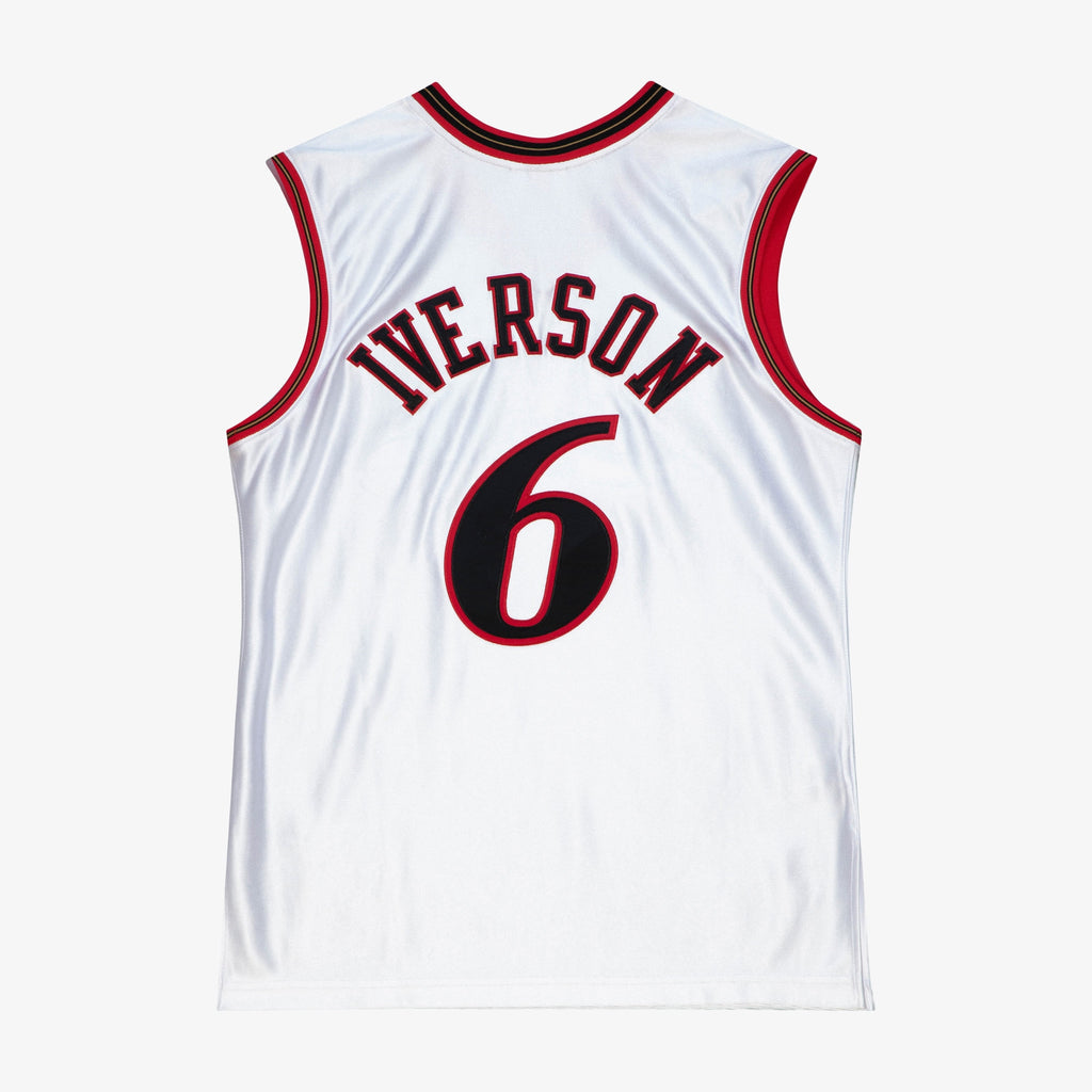 Allen Iverson Philadelphia 76ers 2002 All-Star East Authentic Jersey - White