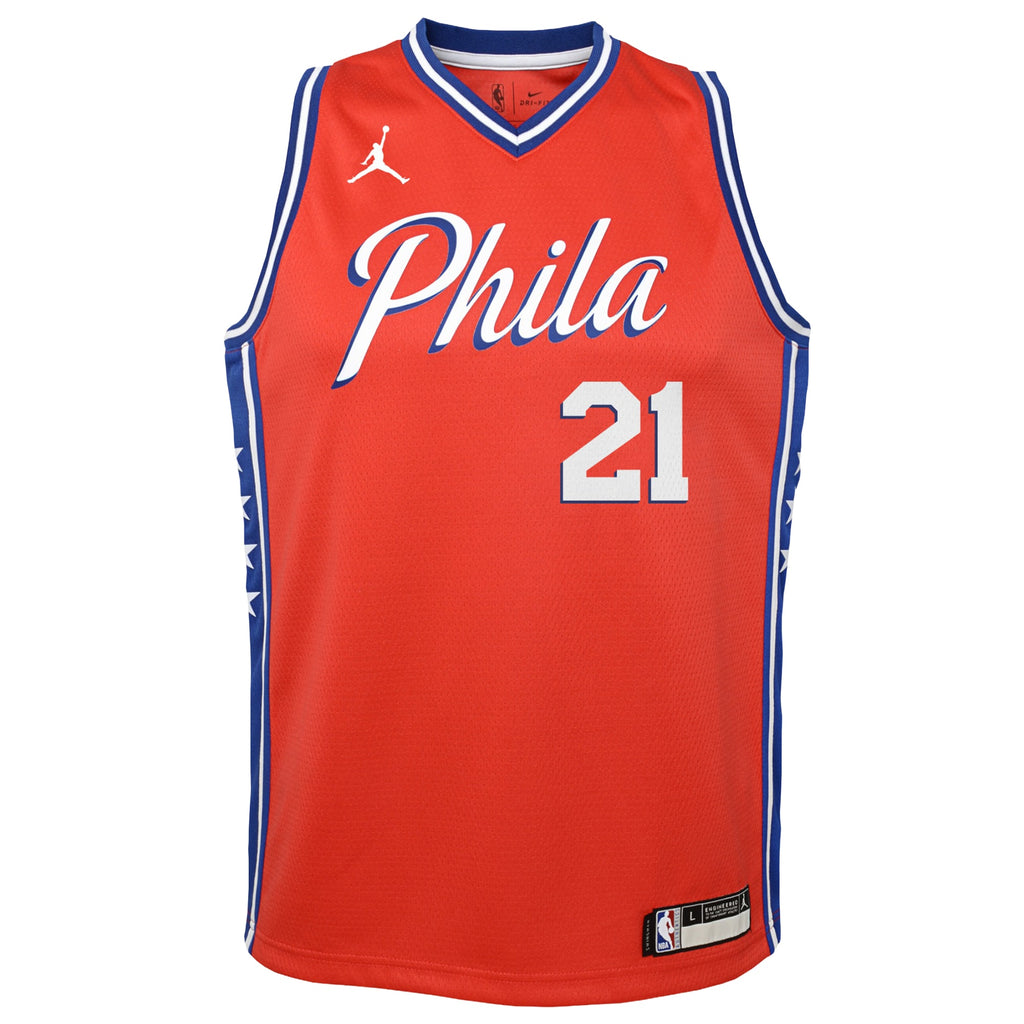 Joel Embiid Philadelphia 76ers Swingman Statement Jersey - Youth
