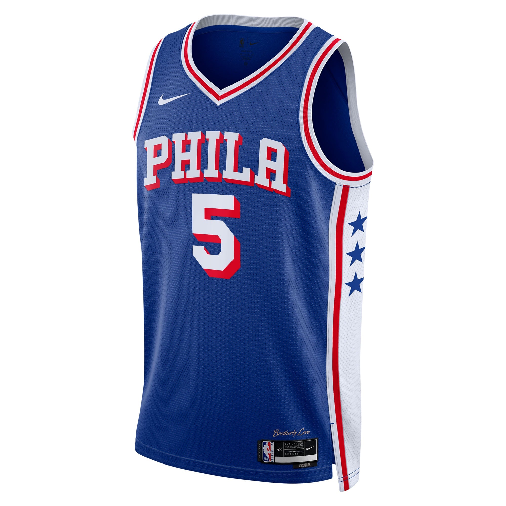 Quentin Grimes Philadelphia 76ers Icon Edition Swingman Jersey - Royal - Unisex