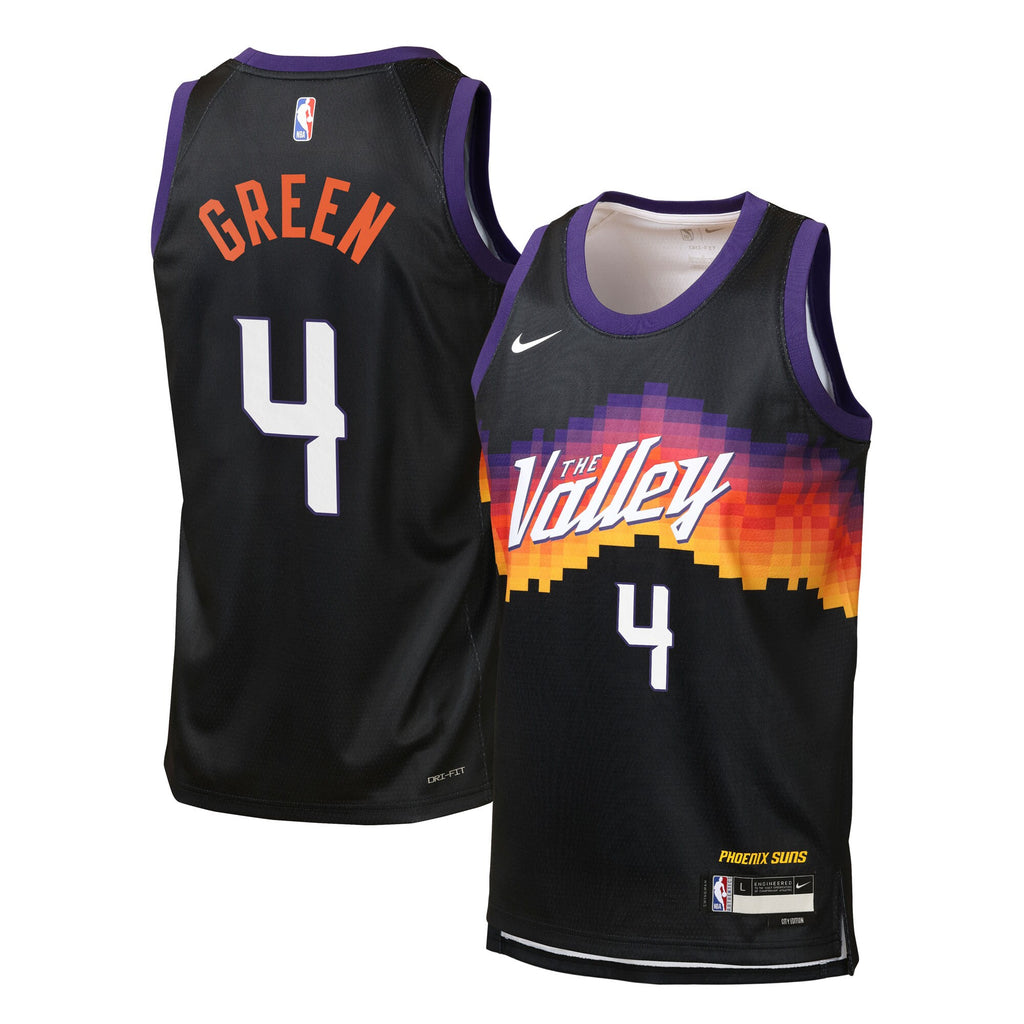 Jalen Green Phoenix Suns 2025/26 City Edition Swingman Jersey - Black - Youth