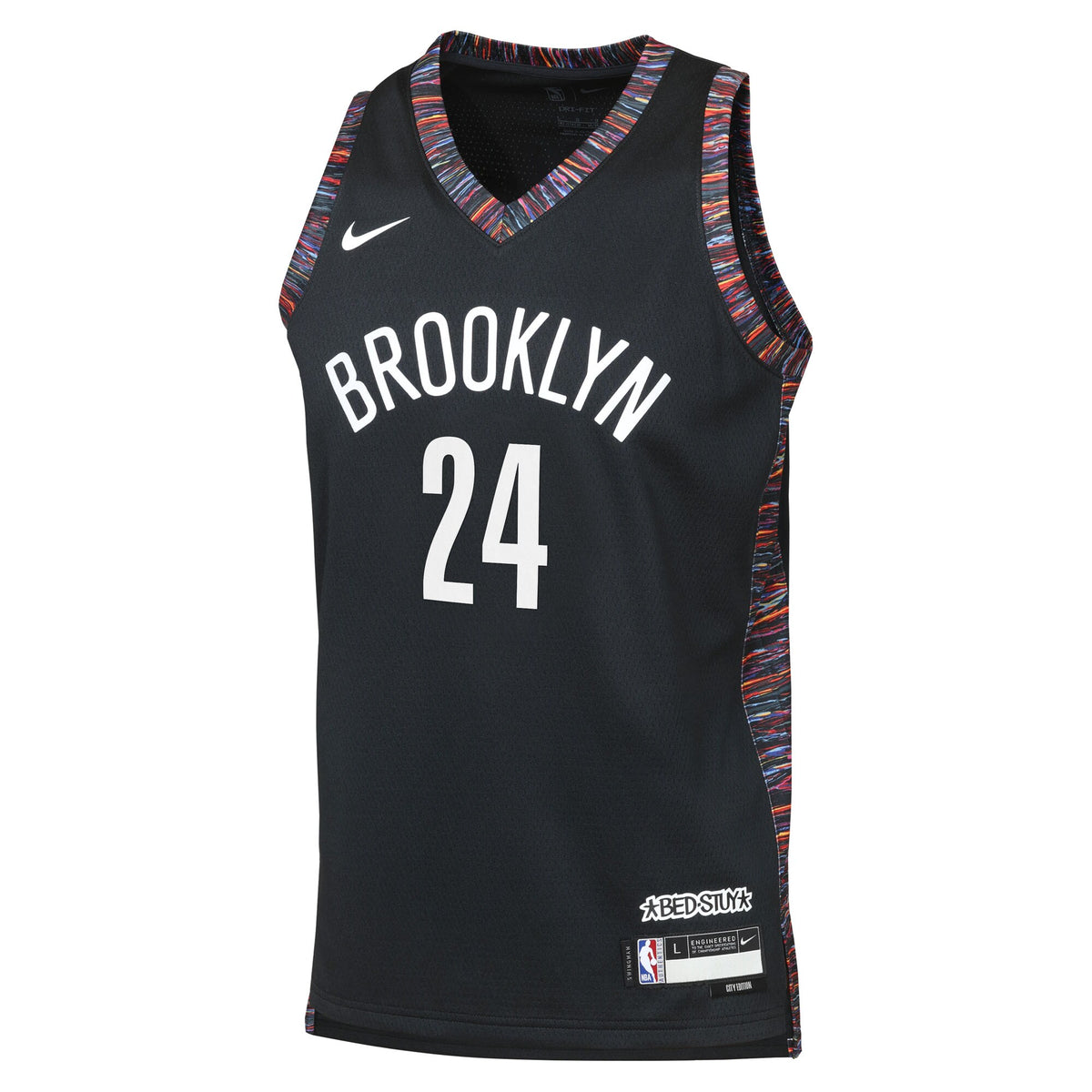 Cam Thomas Brooklyn Nets 2025/26 City Edition Swingman Jersey - Black - Youth