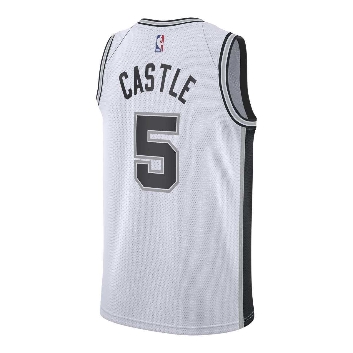 Stephon Castle San Antonio Spurs Association Edition Swingman Jersey - White - Youth