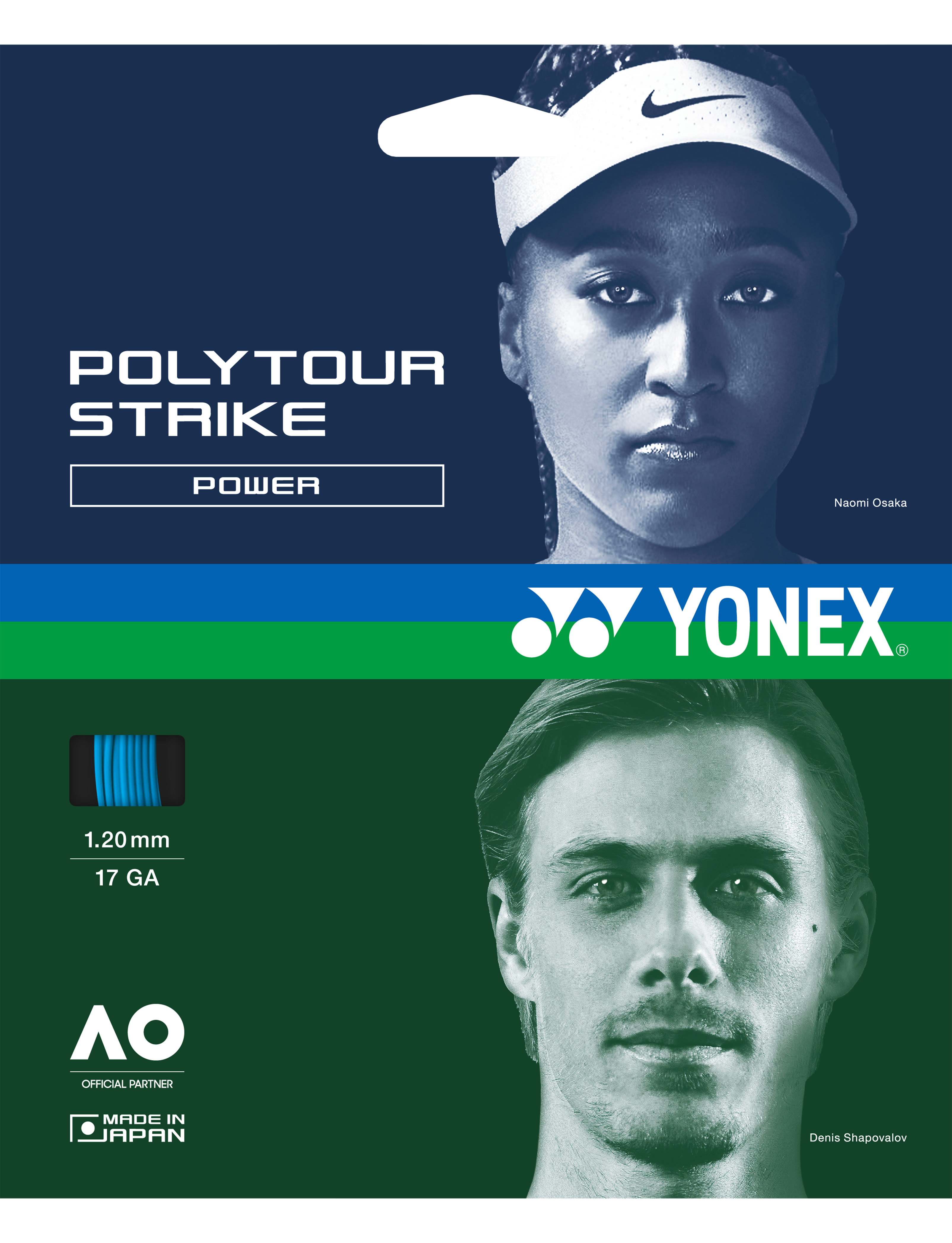 Yonex POLYTOUR STRIKE 120 - SET