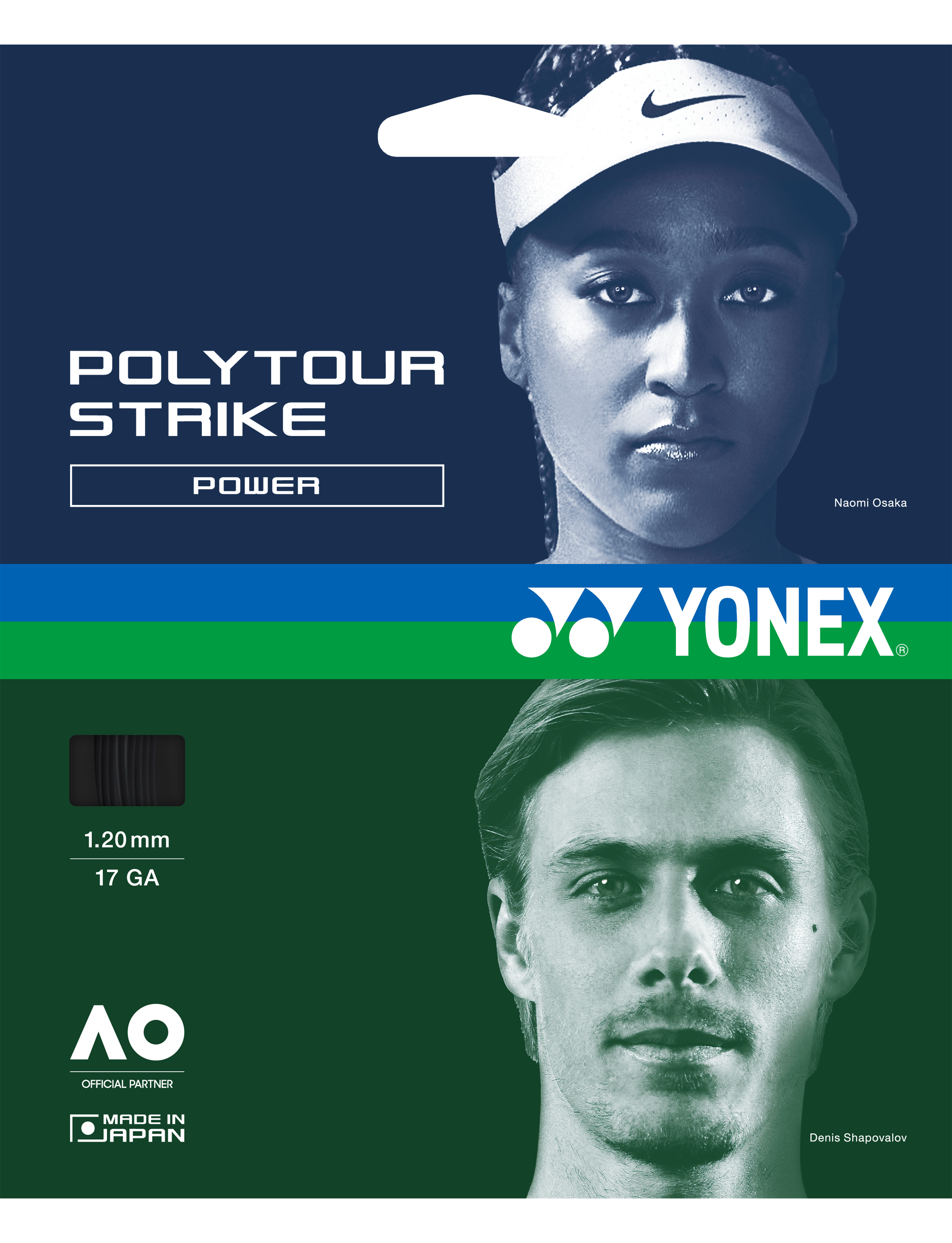 Yonex POLYTOUR STRIKE 120 - SET