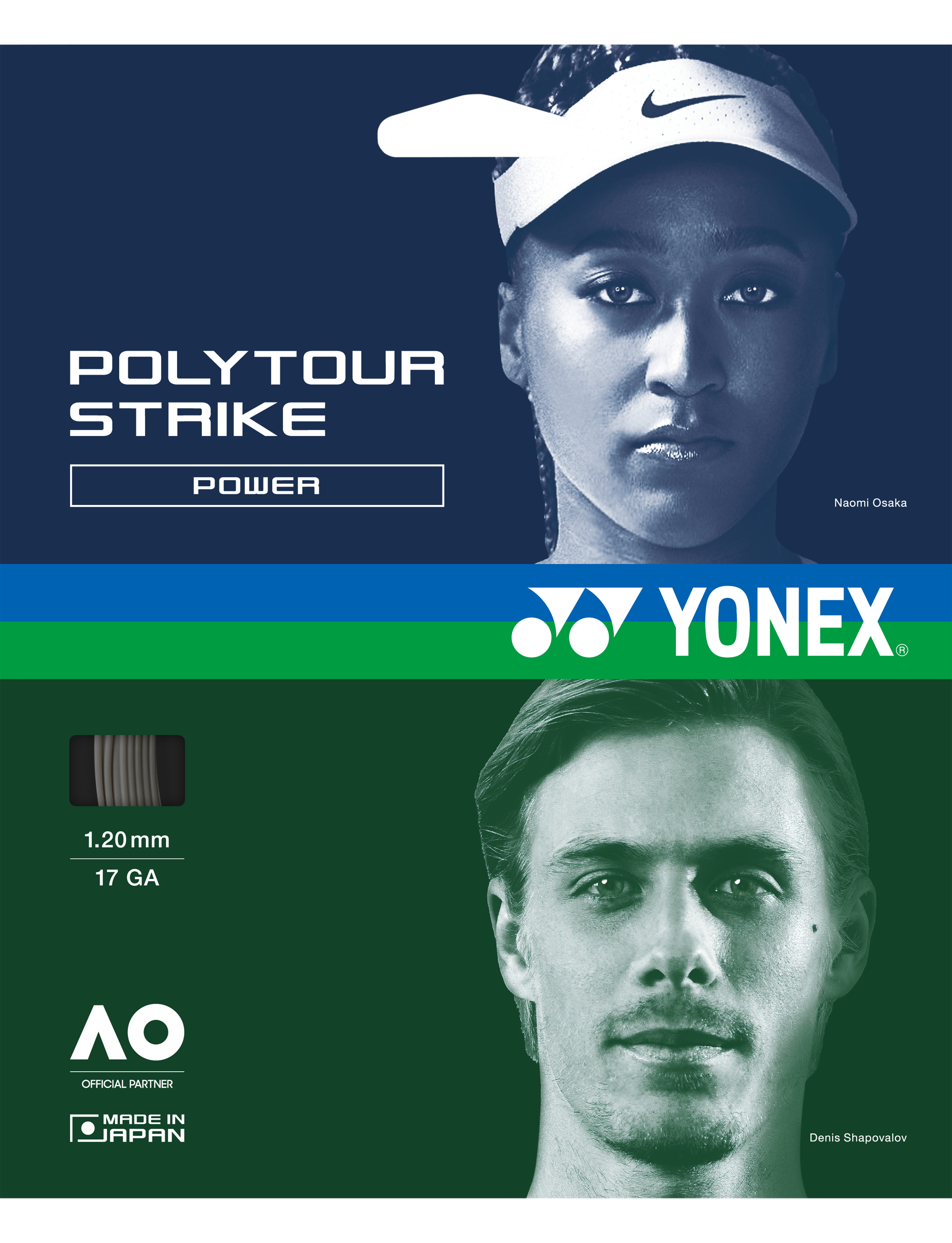 Yonex POLYTOUR STRIKE 120 - SET