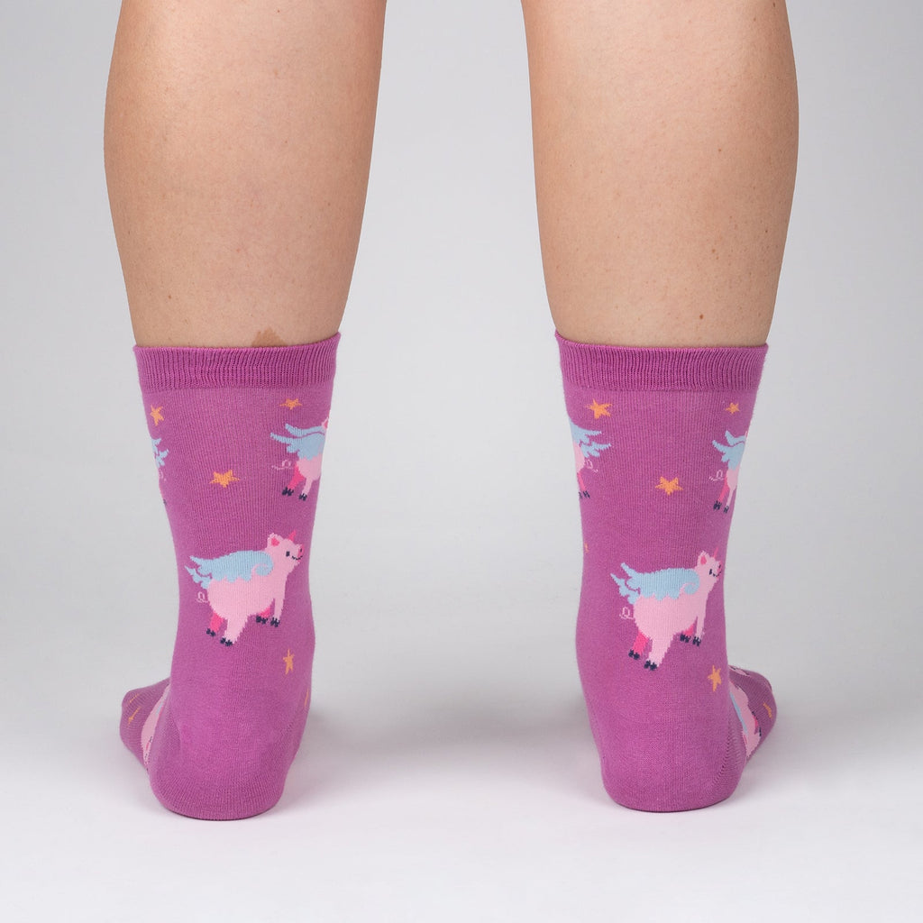 When Pigs Fly Crew Socks