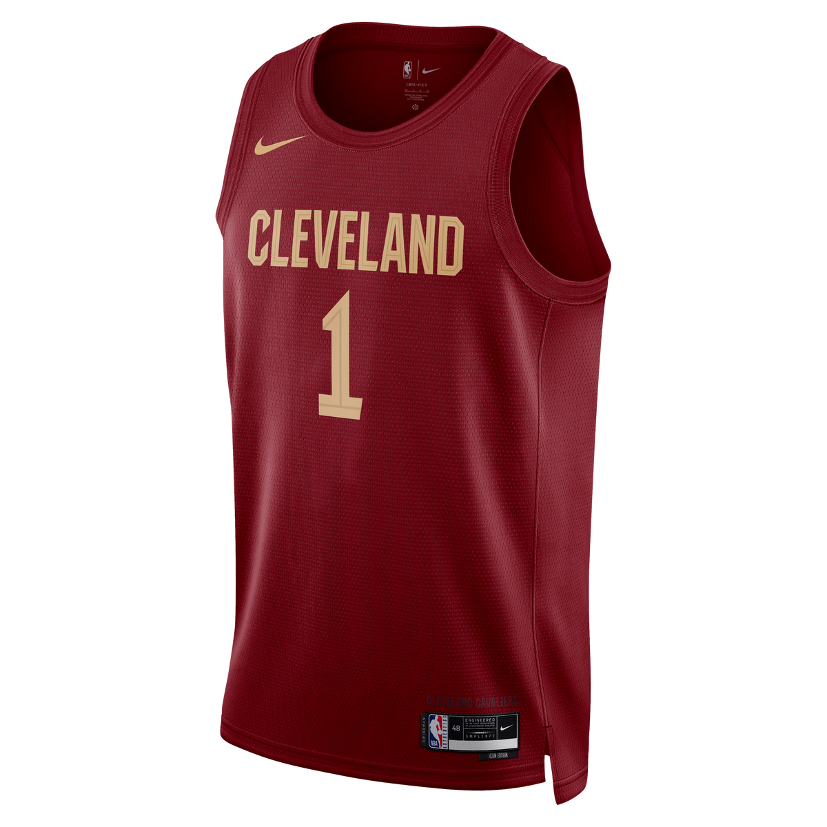 James Harden Cleveland Cavaliers Icon Edition Swingman Jersey - Wine - Unisex