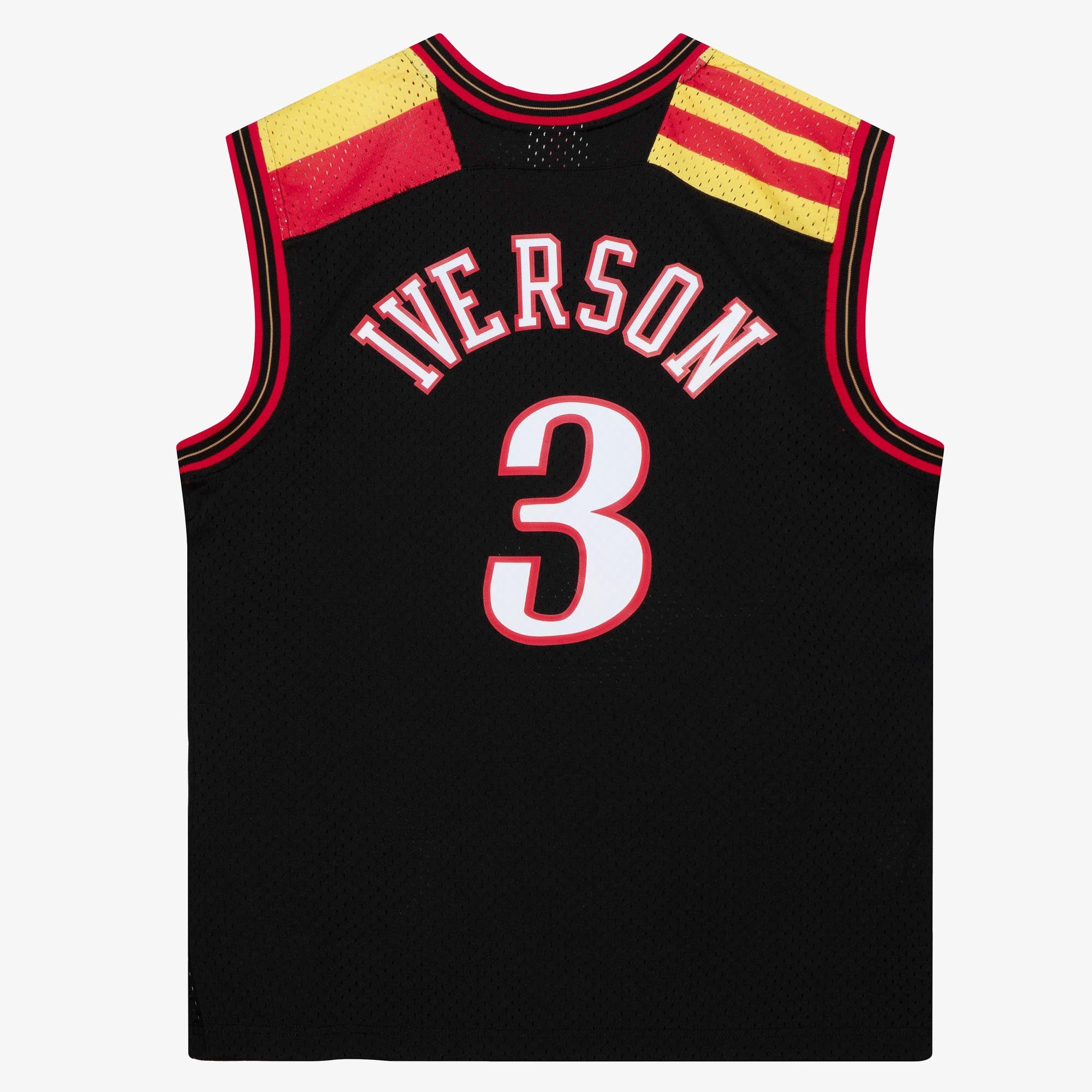 Allen Iverson Philadelphia 76ers 2006 Spain Authentic Alternate Jersey - Black