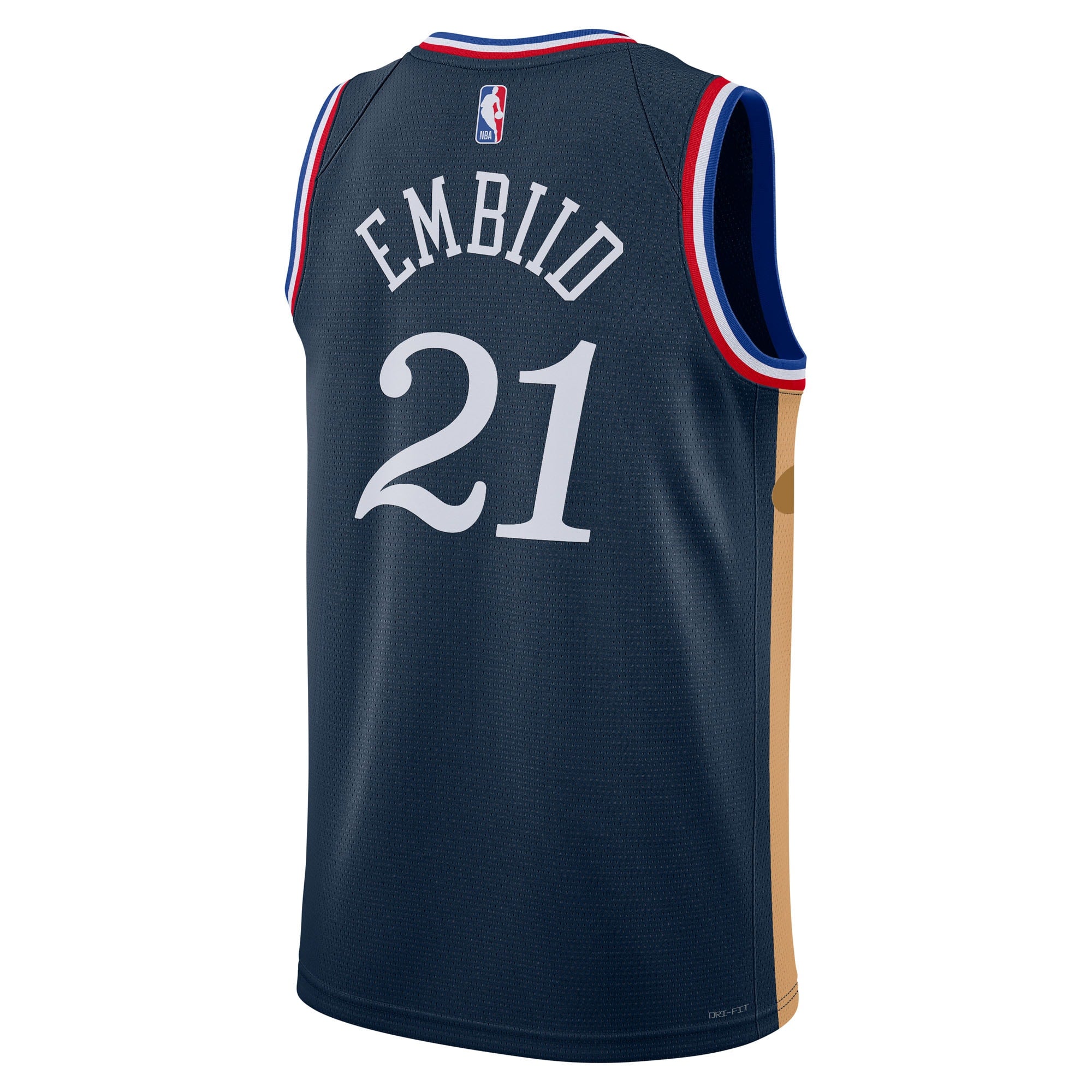 Joel Embiid Philadelphia 76ers 2025/26 City Edition Swingman Jersey - Navy - Unisex