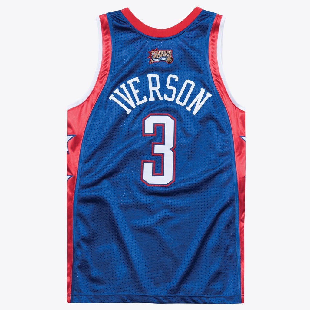 Allen Iverson Philadelphia 76ers 2004 All-Star Authentic Jersey - Royal - Mens