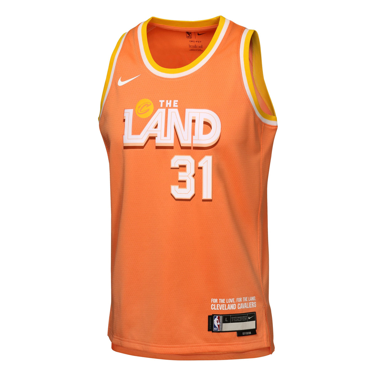 Jarrett Allen Cleveland Cavaliers 2025/26 City Edition Swingman Jersey - Orange - Youth