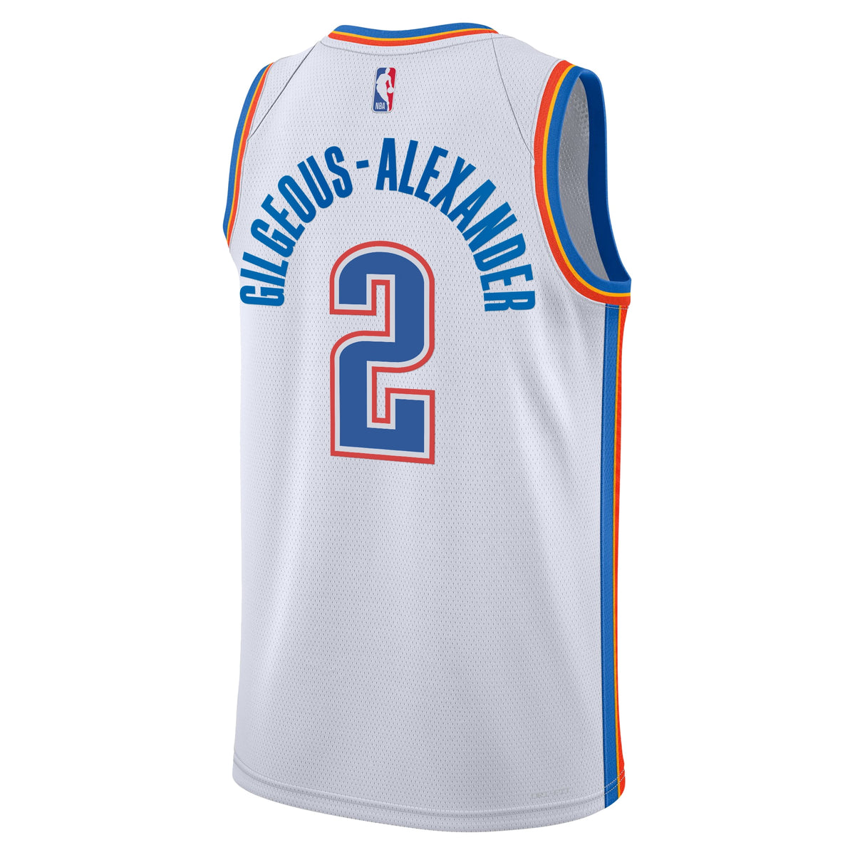 Shai Gilgeous-Alexander Oklahoma City Thunder Association Edition Swingman Jersey - White - Youth