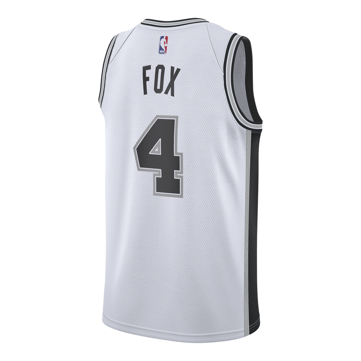 De'Aaron Fox San Antonio Spurs Association Edition Swingman Jersey - White - Youth