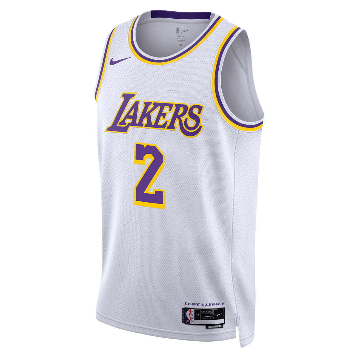 Jarred Vanderbilt Los Angeles Lakers Association Edition Swingman Jersey - White - Unisex