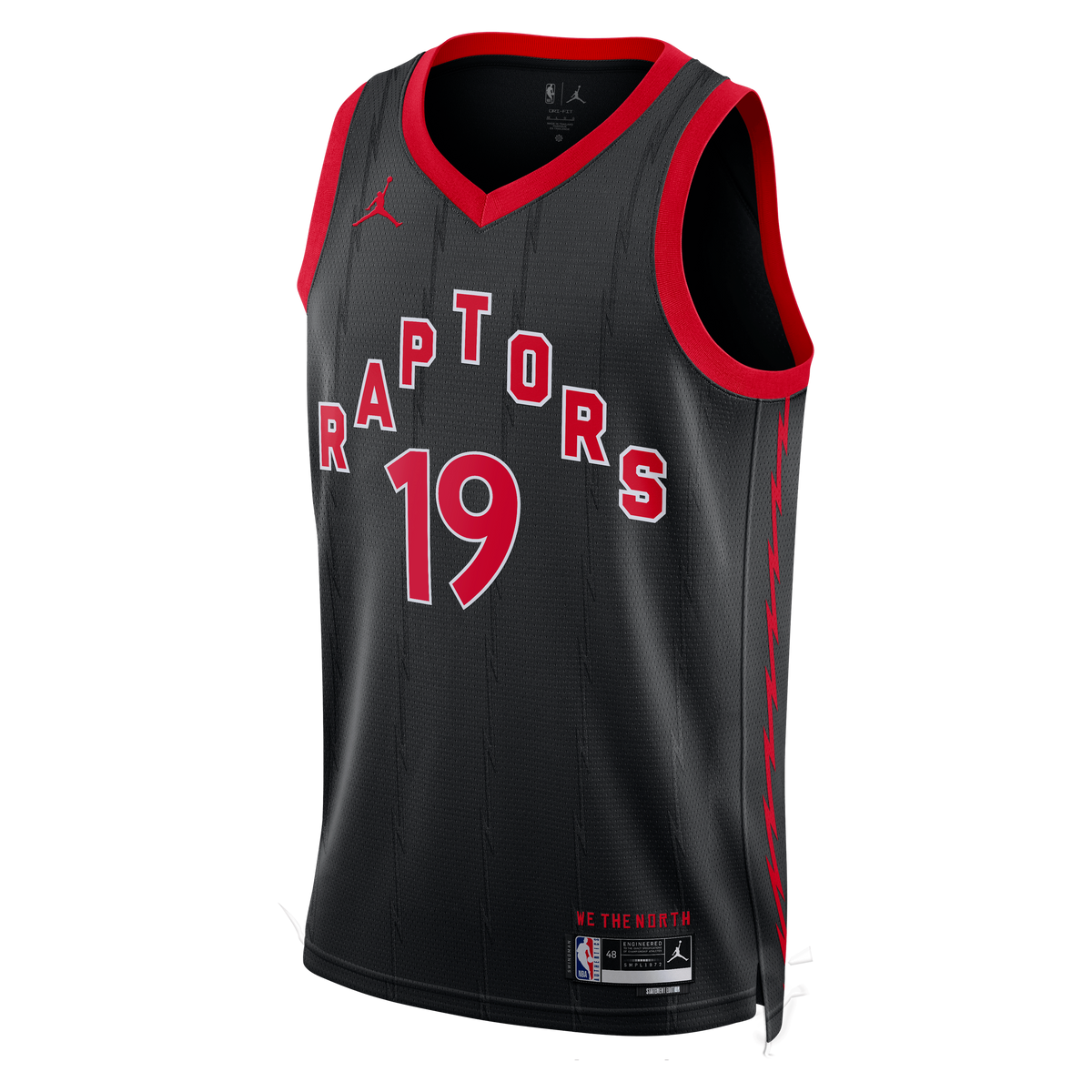 Jakob Poeltl Toronto Raptors Statement Edition Swingman Jersey - Black - Unisex