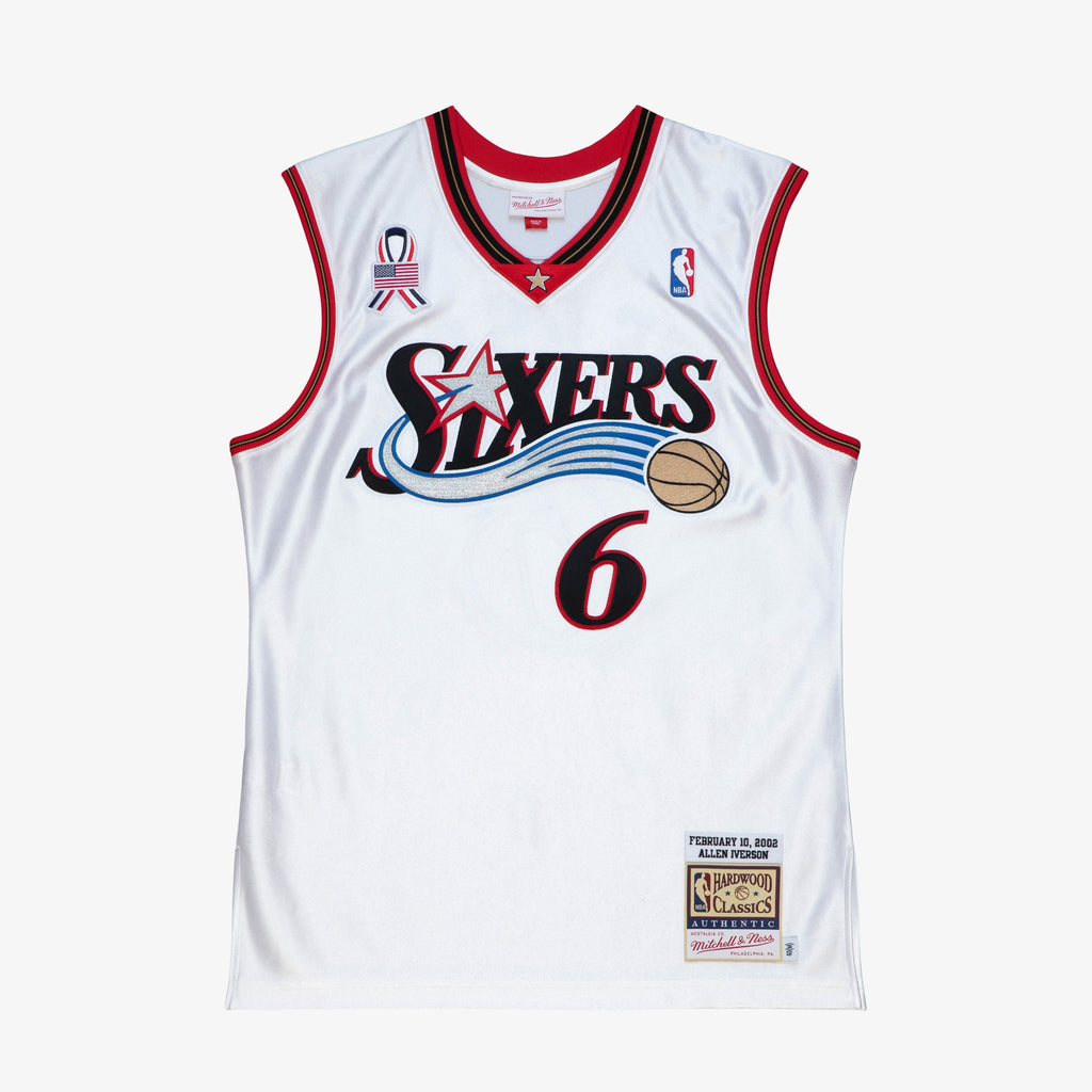 Allen Iverson Philadelphia 76ers 2002 All-Star East Authentic Jersey - White