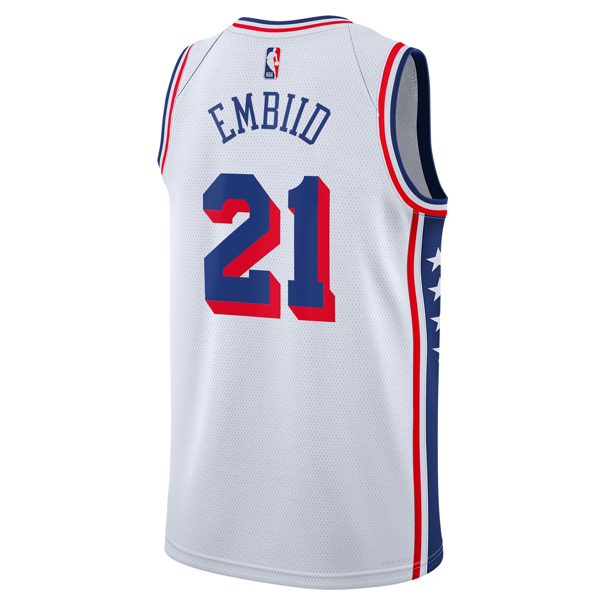 Joel Embiid Philadelphia 76ers Association Edition Swingman Jersey - White - Youth