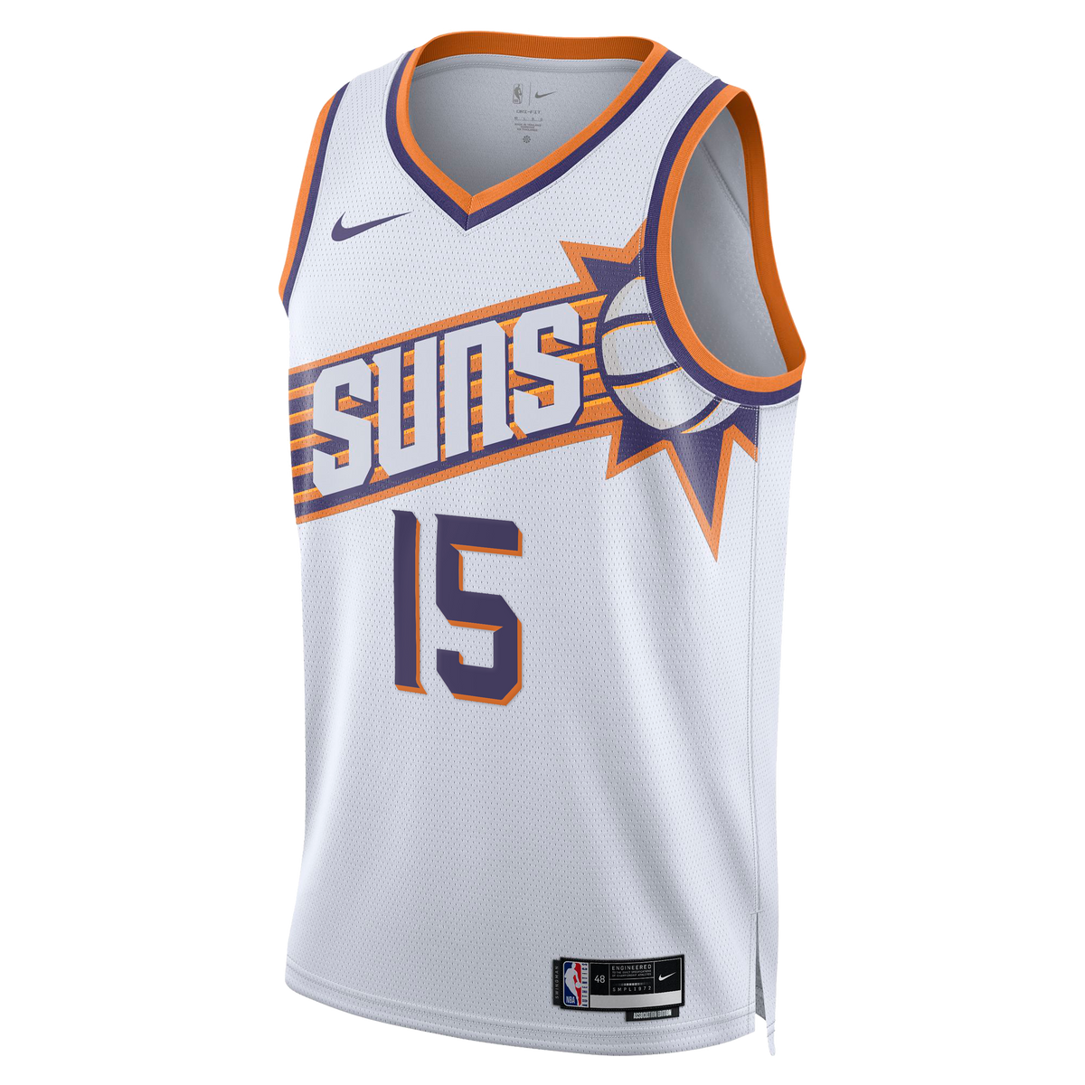 Devin Booker Phoenix Suns Association Edition Swingman Jersey - White - Unisex