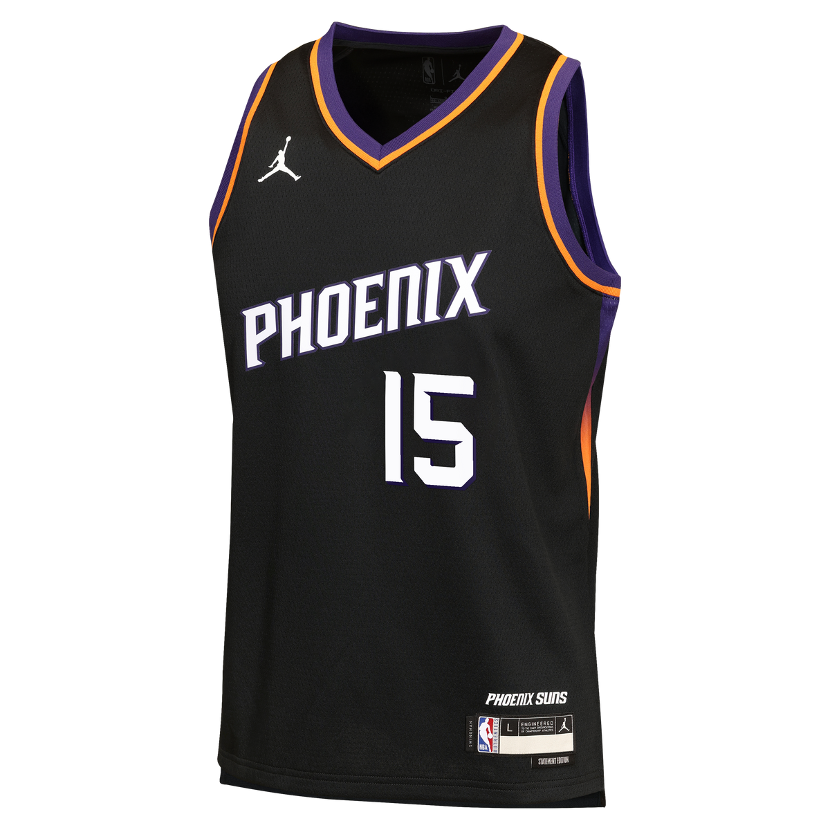 Devin Booker Phoenix Suns Statement Edition Jersey - Black - Youth