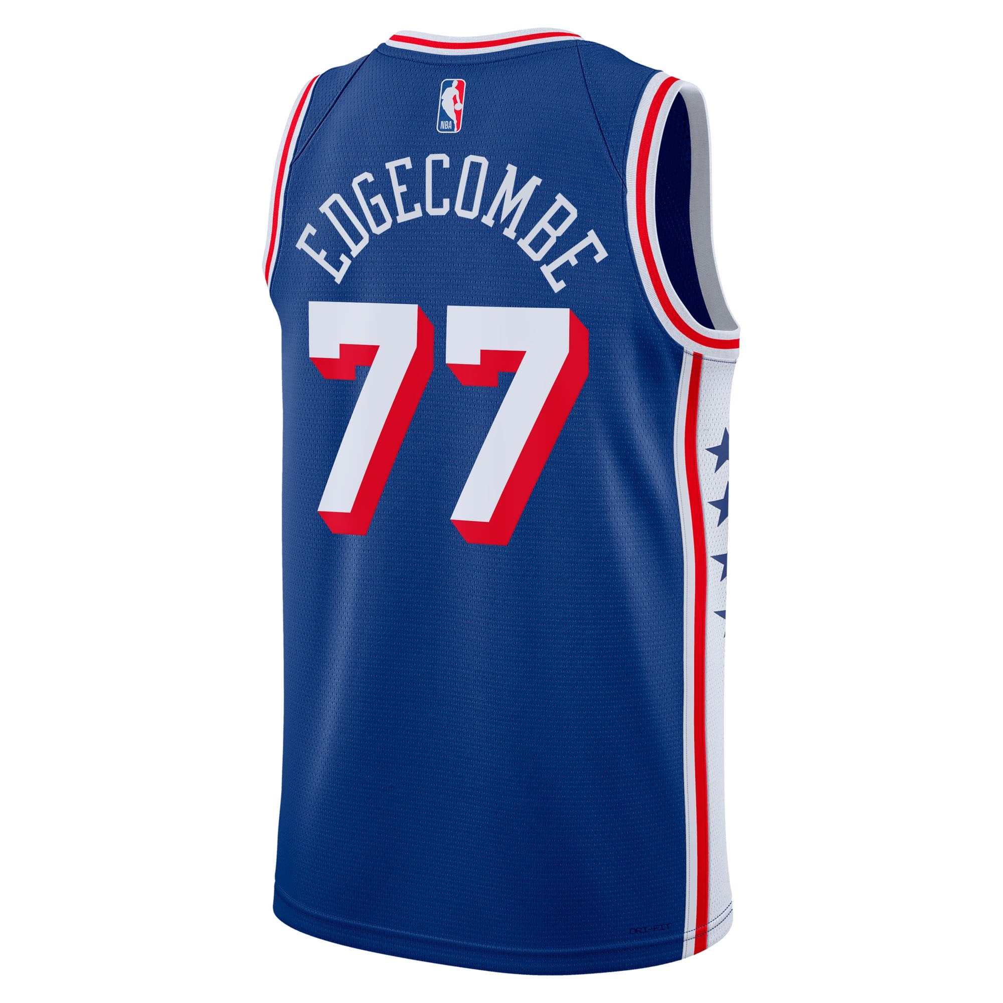 VJ Edgecombe Philadelphia 76ers Icon Edition Swingman Jersey - Royal - Unisex
